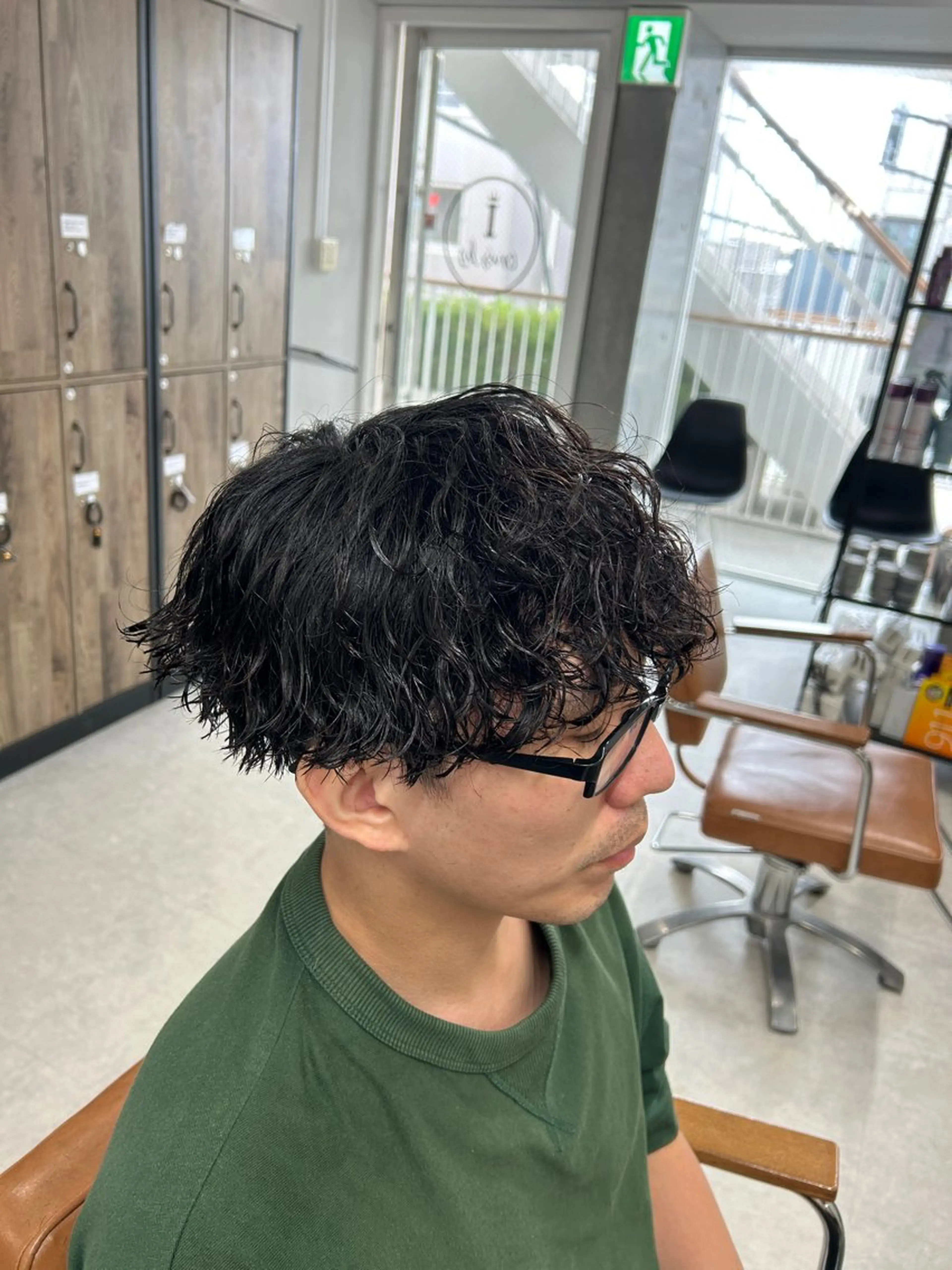 パーマ メンズ カット パーマ トリートメント ヘッドスパ ヘアセット カズキ🌼SNSモデ ル募集中のヘアスタイル