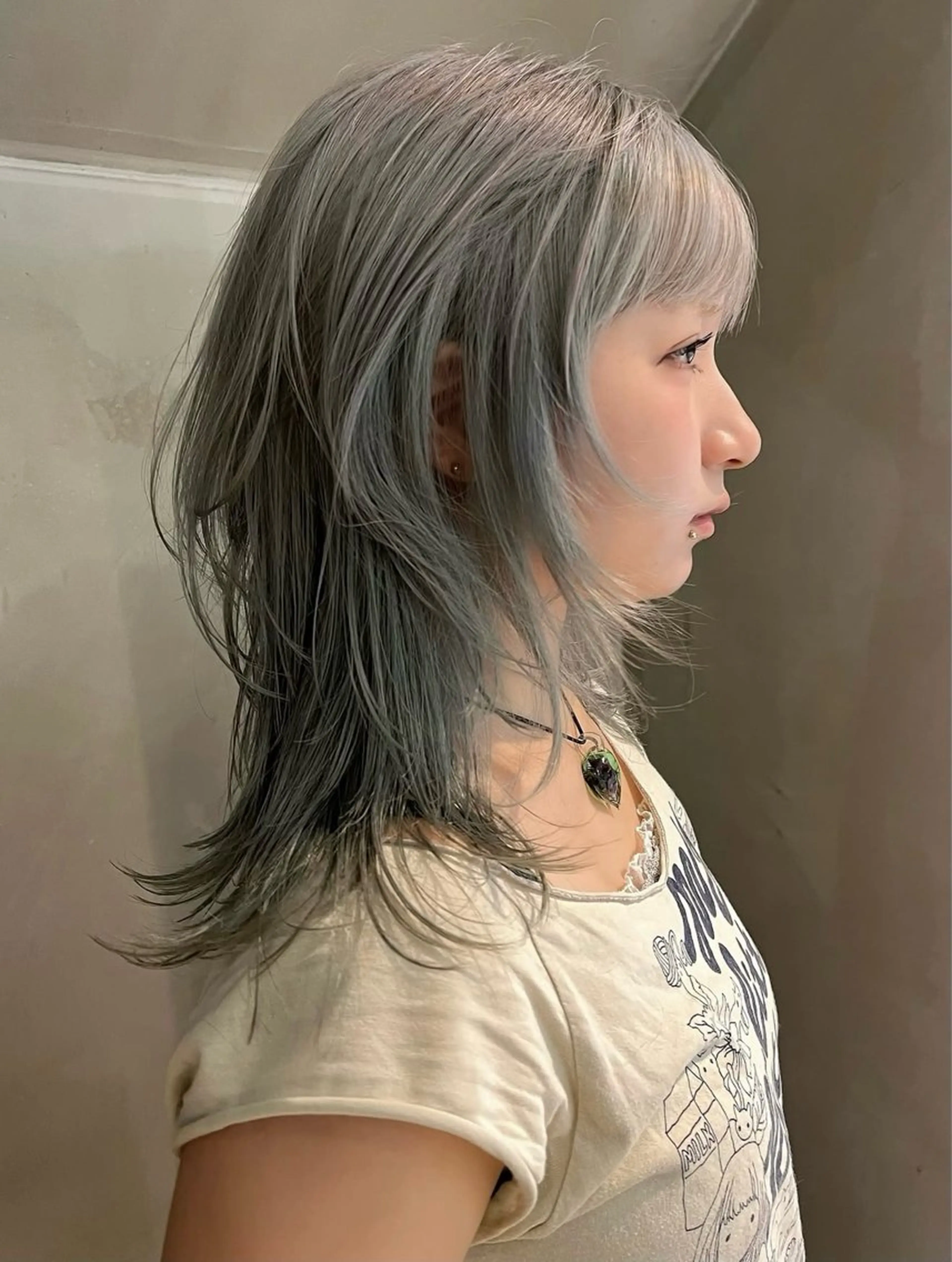 ミディアム Nikiita リコのヘアスタイル