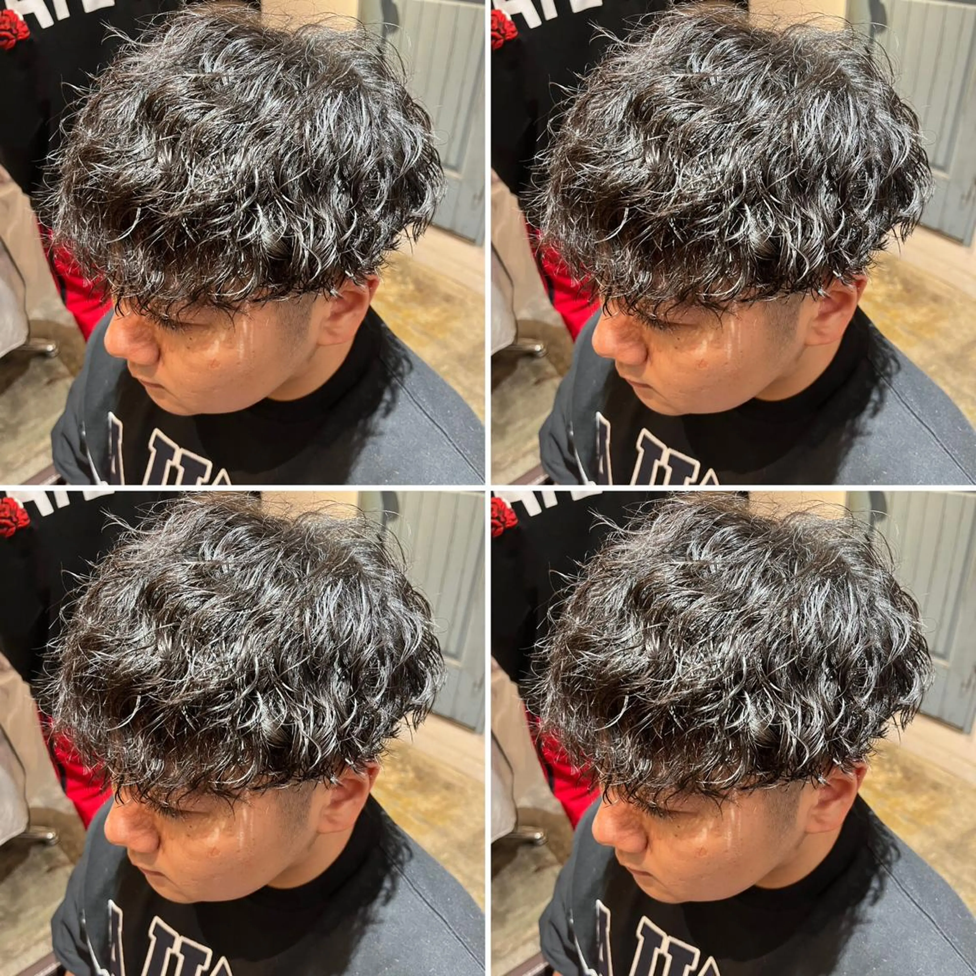 パーマ メンズ カット パーマ トリートメント ヘアセット 💈メンズパーマ特化 店長望月謙二郎💈のヘアスタイル