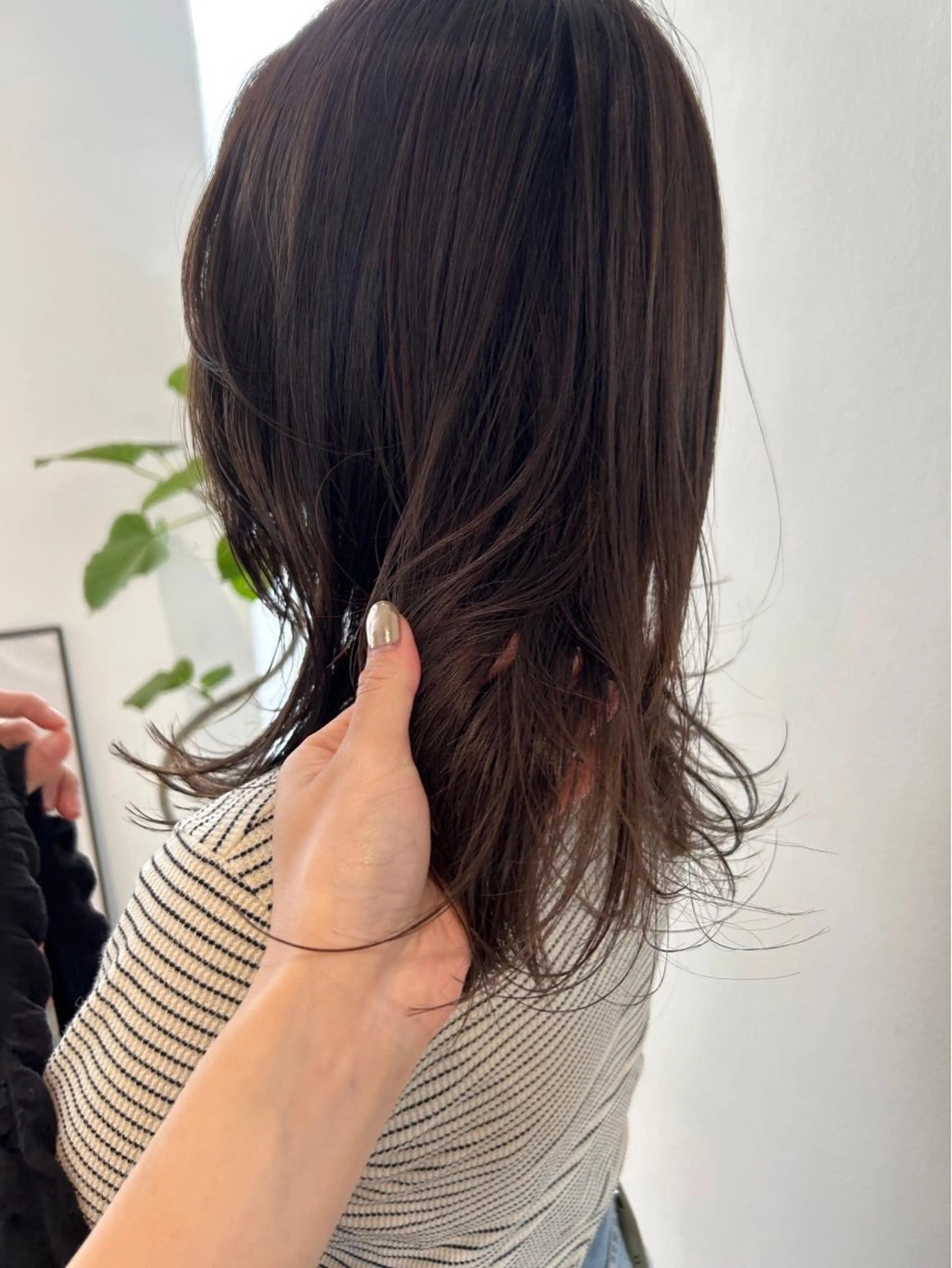 セミロング カット ヘアカラー 似合わせカット🫧/ パーマ🥇/KIBEのヘアスタイル