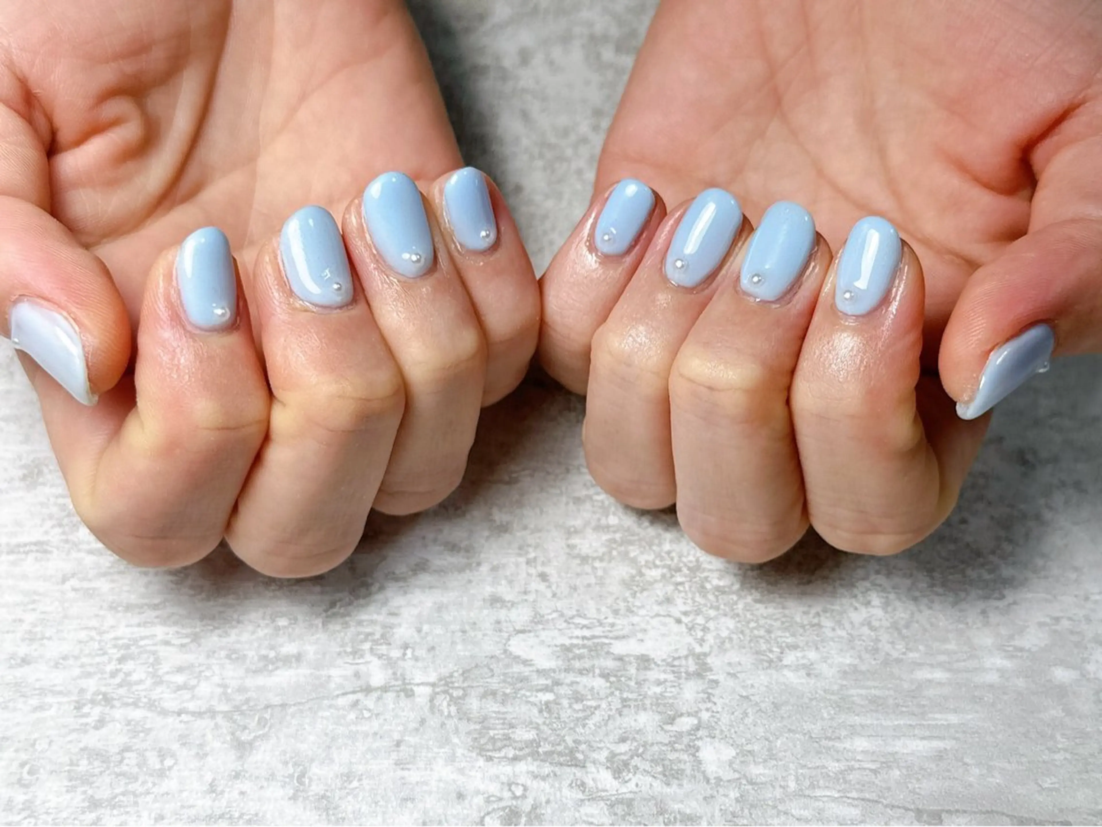 ネイル オーロラネイル フットネイル フレンチネイル ジェルネイル マグネットネイル kikinail 溝の口のネイルデザイン