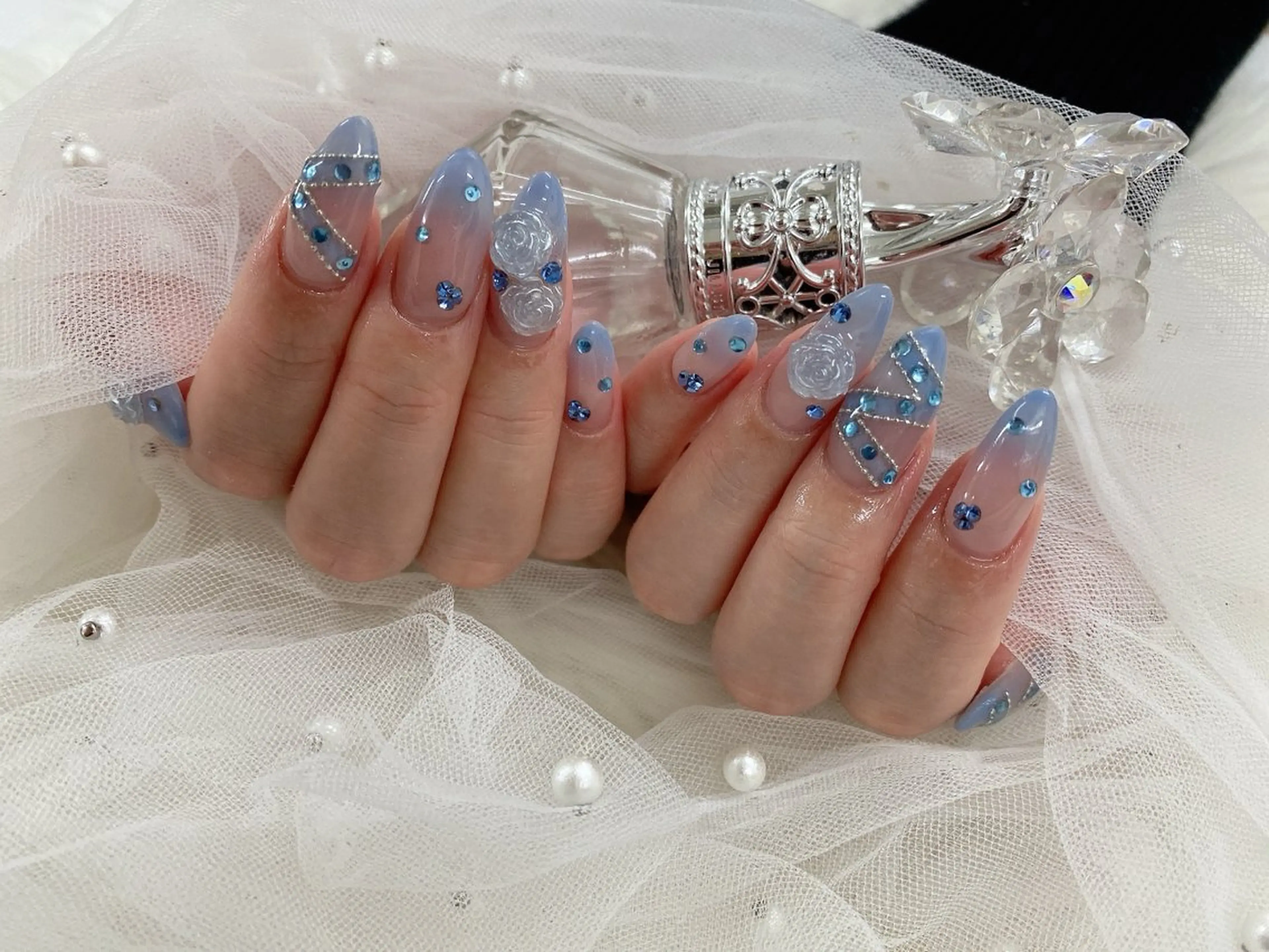 ネイル 持ち込み ハンドネイル フットネイル ハンドケア HARUKA 長堀橋のネイルデザイン