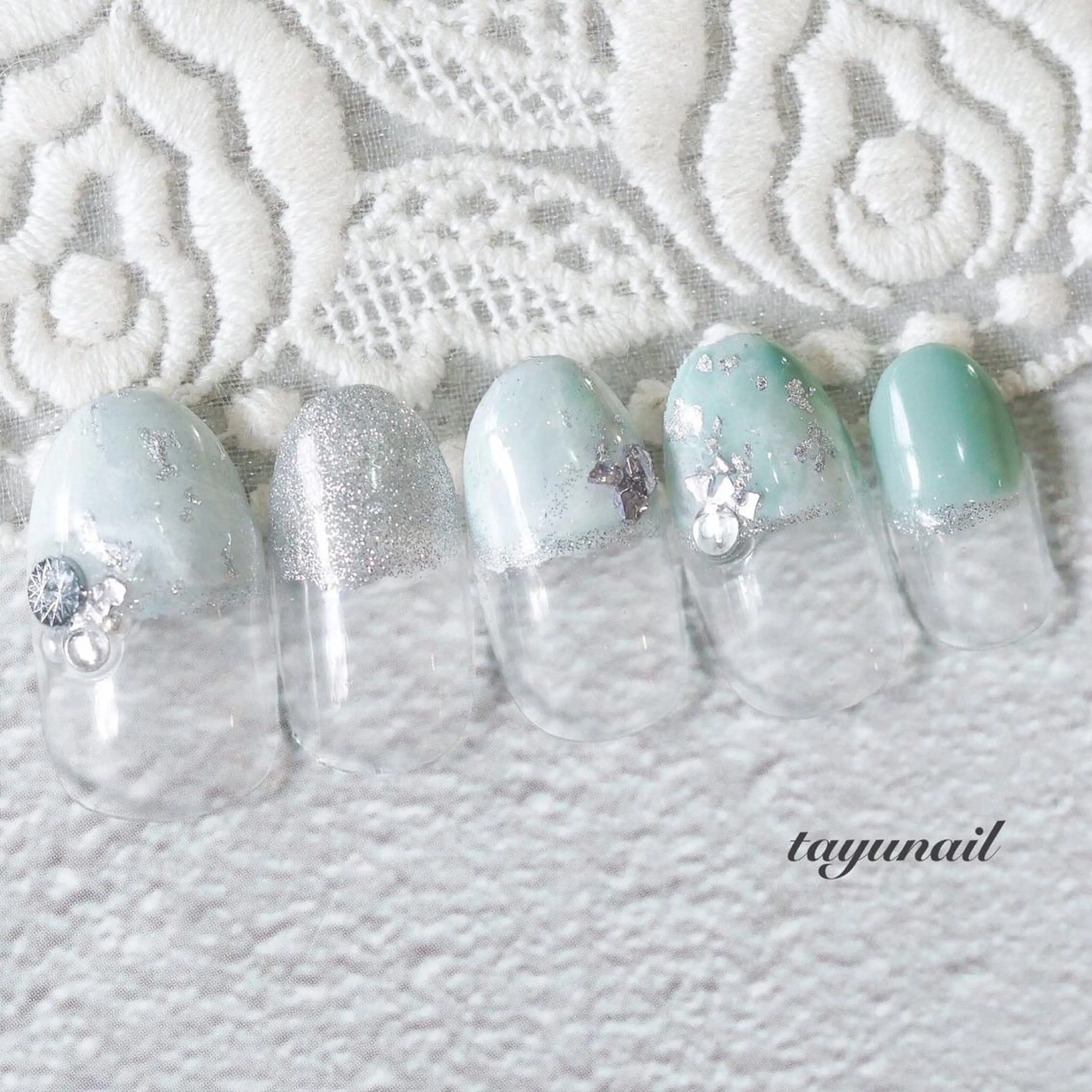 ネイル アートネイル フレンチネイル ジェルネイル ニュアンスネイル ワンカラーネイル ハンドネイル ネイルサロン 【たゆnail】のネイルデザイン