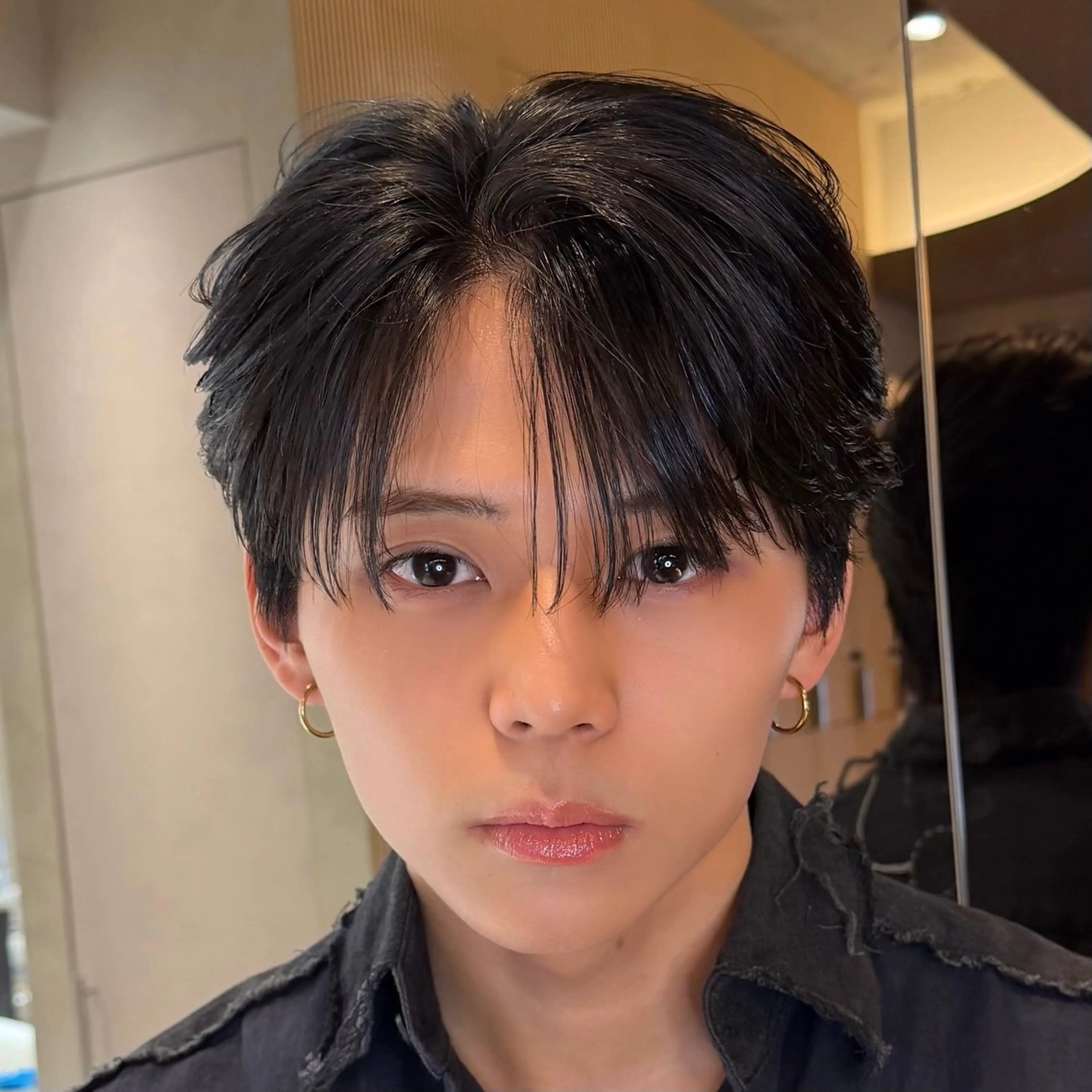 メンズ メンズ韓国風 カット 縮毛矯正 【メンズ特化⚡️】 曲がる矯正/千原涼麻のヘアスタイル