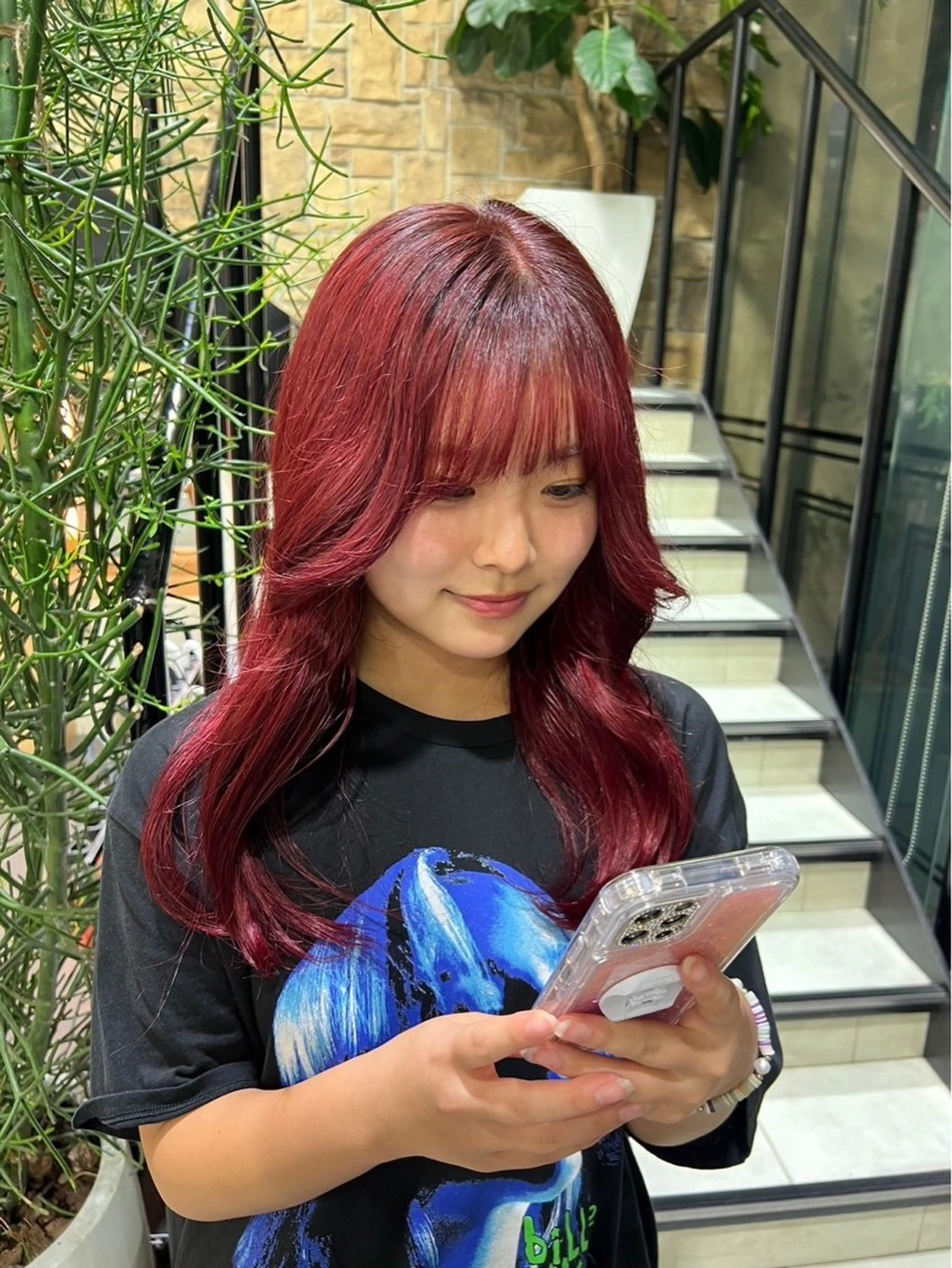 ロング レイヤー／マツエク 💋𝑨𝑵𝑵𝑨のヘアスタイル