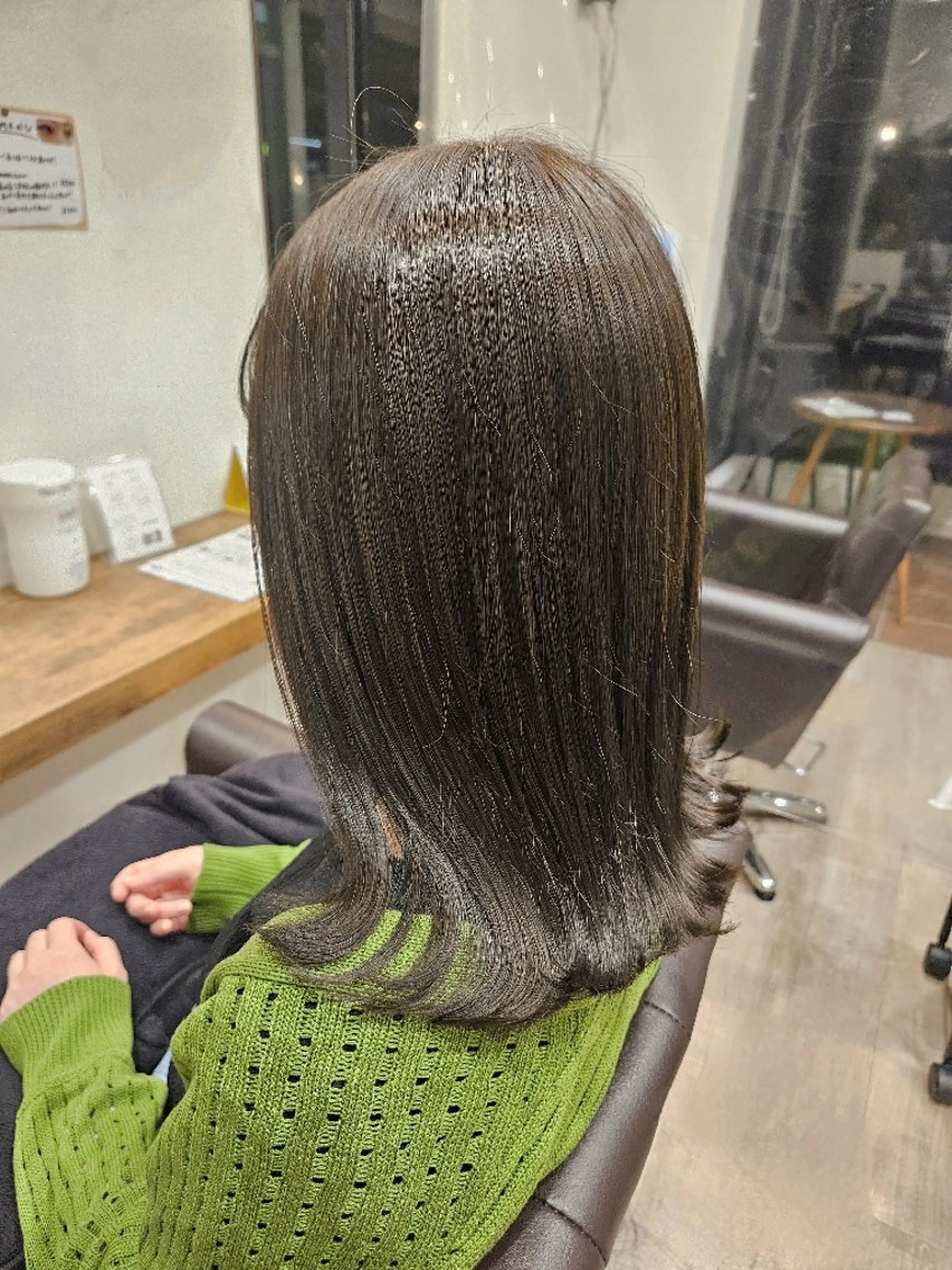 ミディアム カラー カット ヘアカラー トリートメント 関口 友菜のヘアスタイル