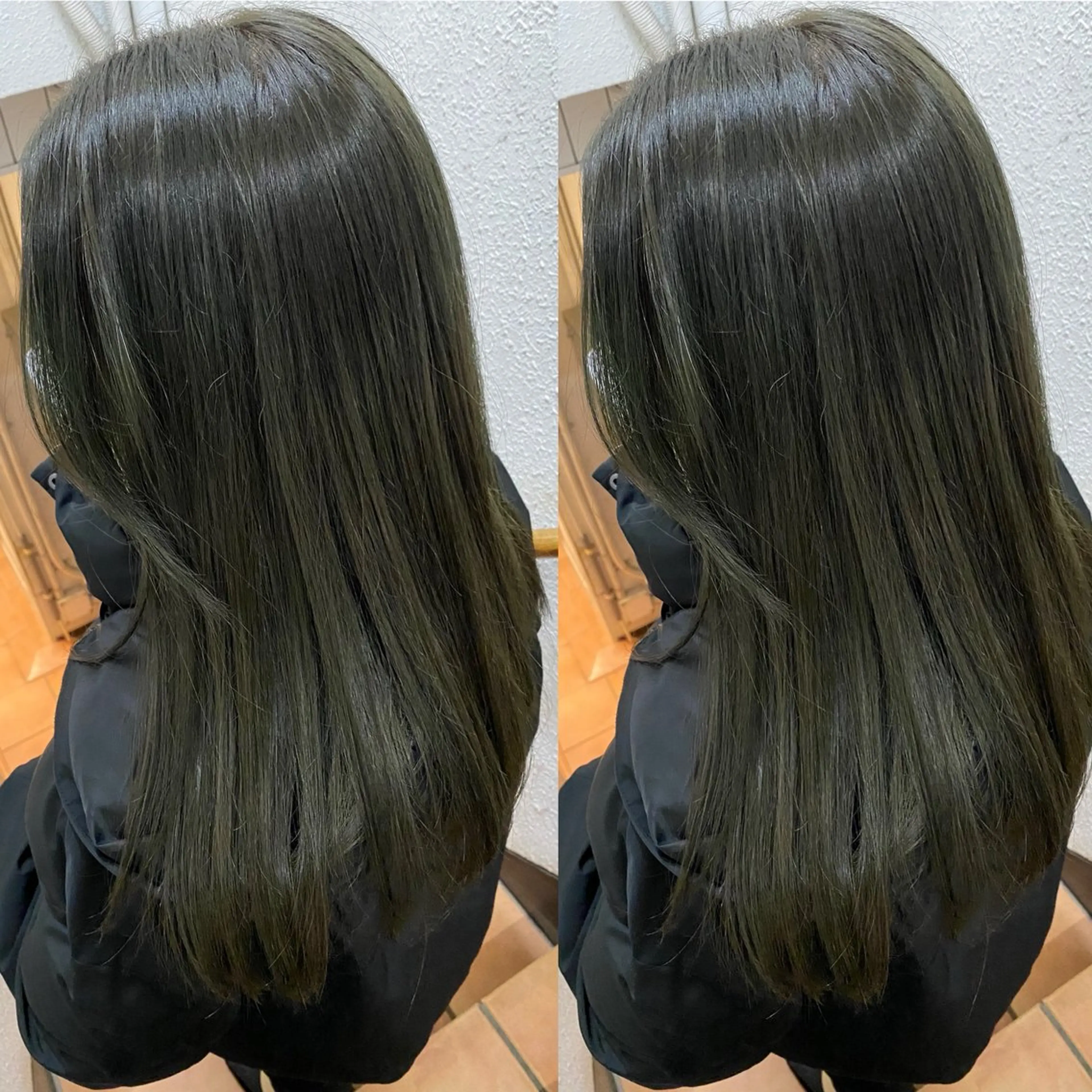 ロング カラー 髪質改善🩵縮毛矯正 代々木/木下のヘアスタイル