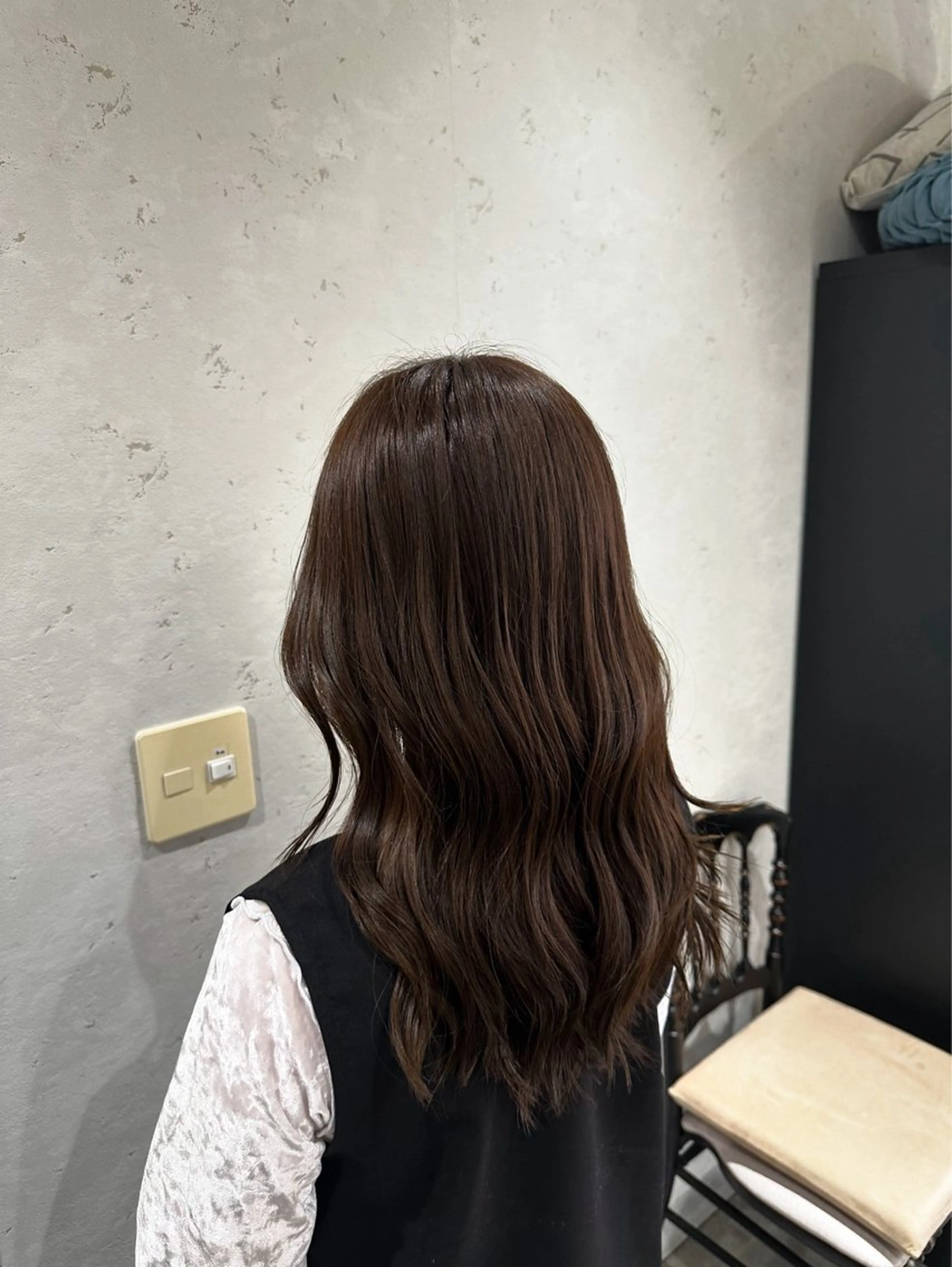 ロング カラー カット ヘアカラー トリートメント 上野/エフェクトブリ ーチ✂︎touiのヘアスタイル