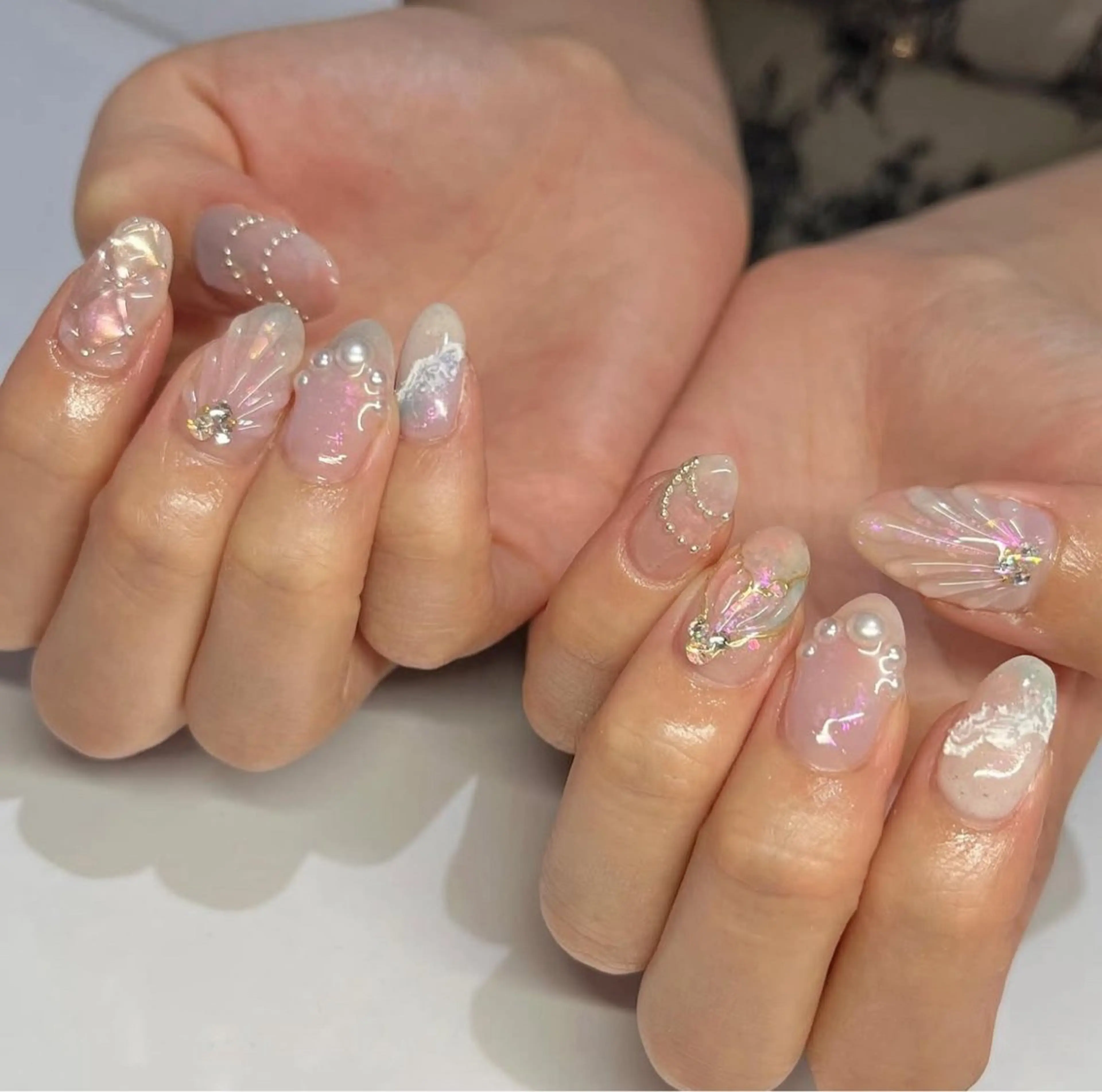 ネイル ニュアンスネイル パステルネイル CLALA MIYUのネイルデザイン