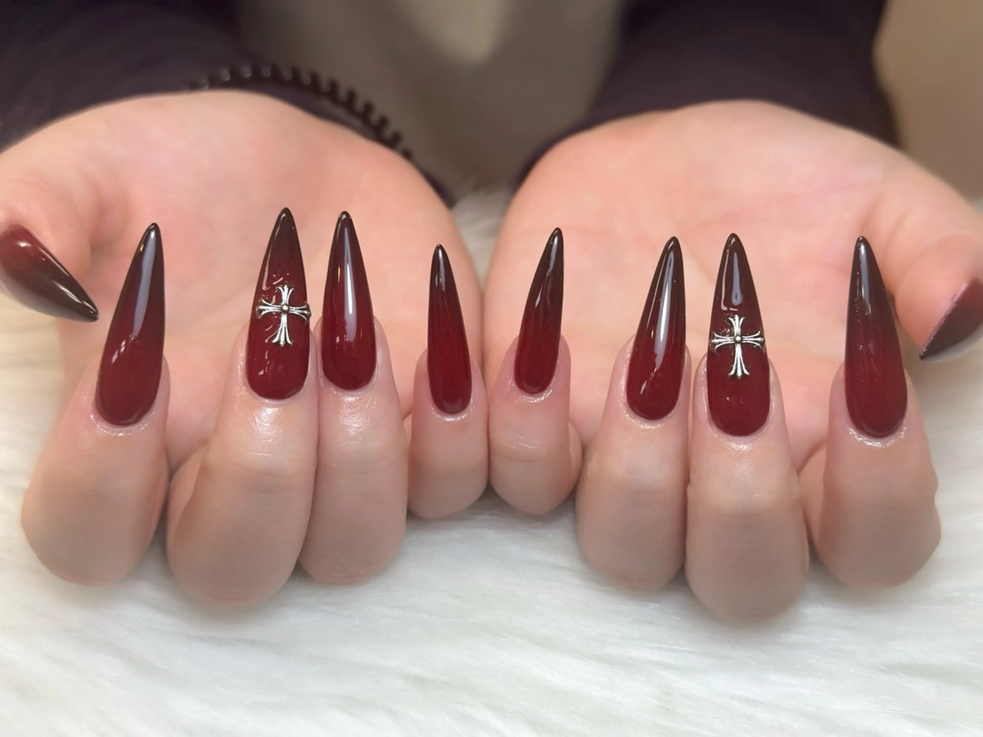 ネイル アートネイル ジェルネイル マグネットネイル ハンドネイル JennNail_ マオのネイルデザイン