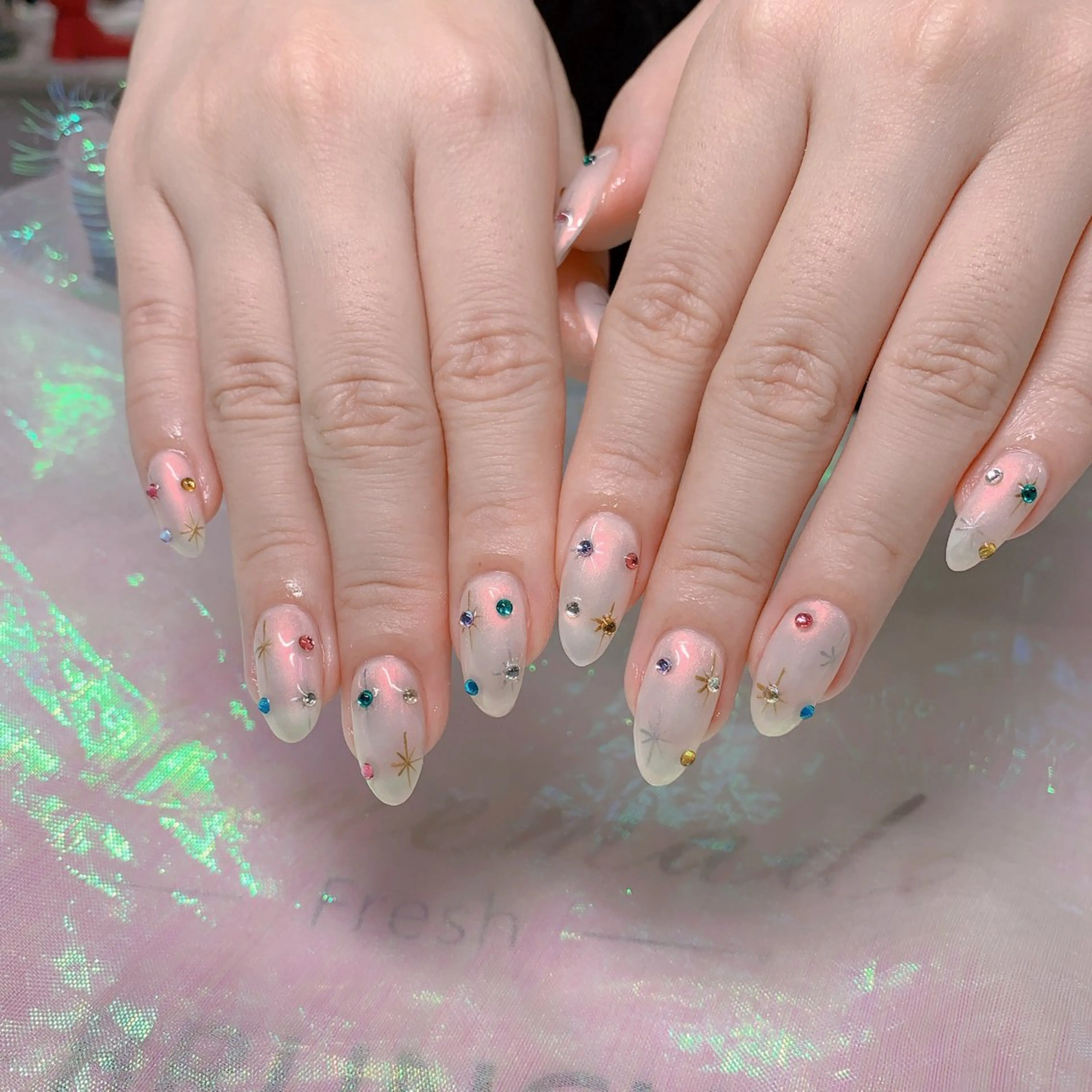 ネイル アートネイル クリアネイル フラッシュネイル フットネイル フレンチネイル ハンドネイル インフィニティ ネイルサロンのネイルデザイン