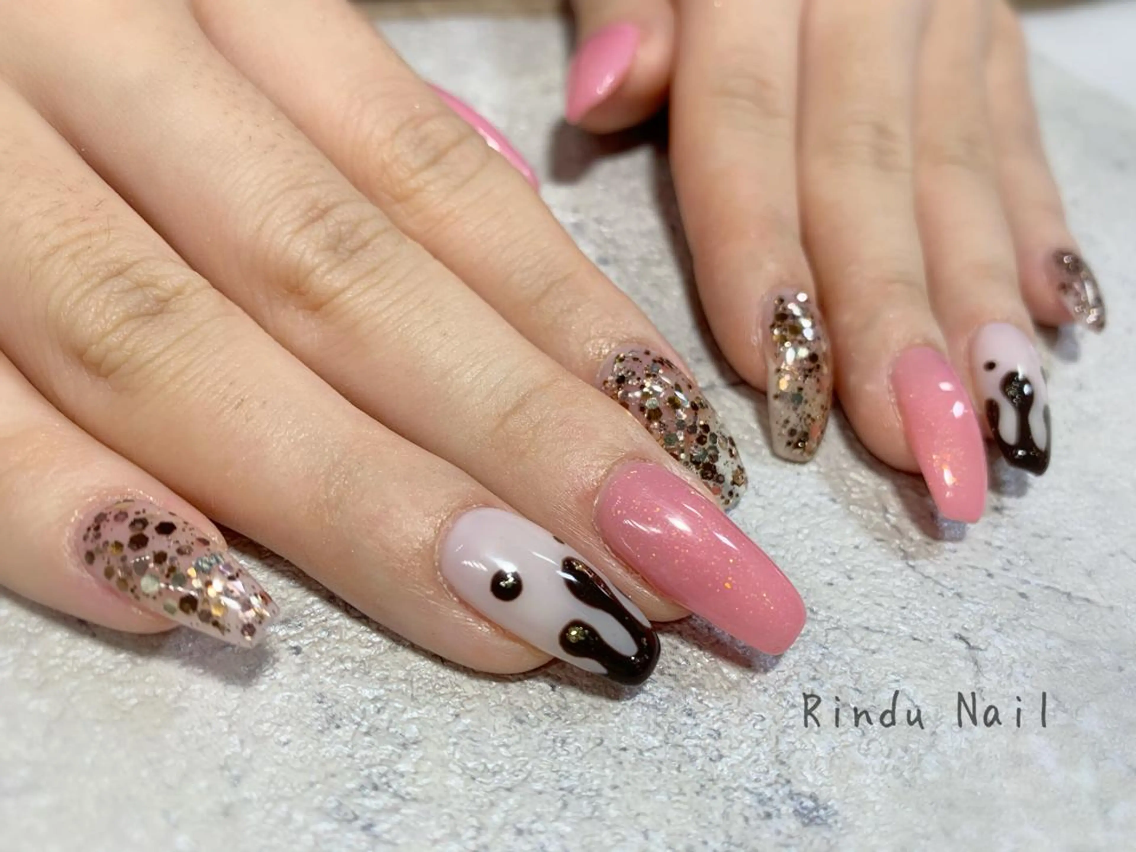 ネイル アートネイル Rindu Nail 名駅miniのネイルデザイン