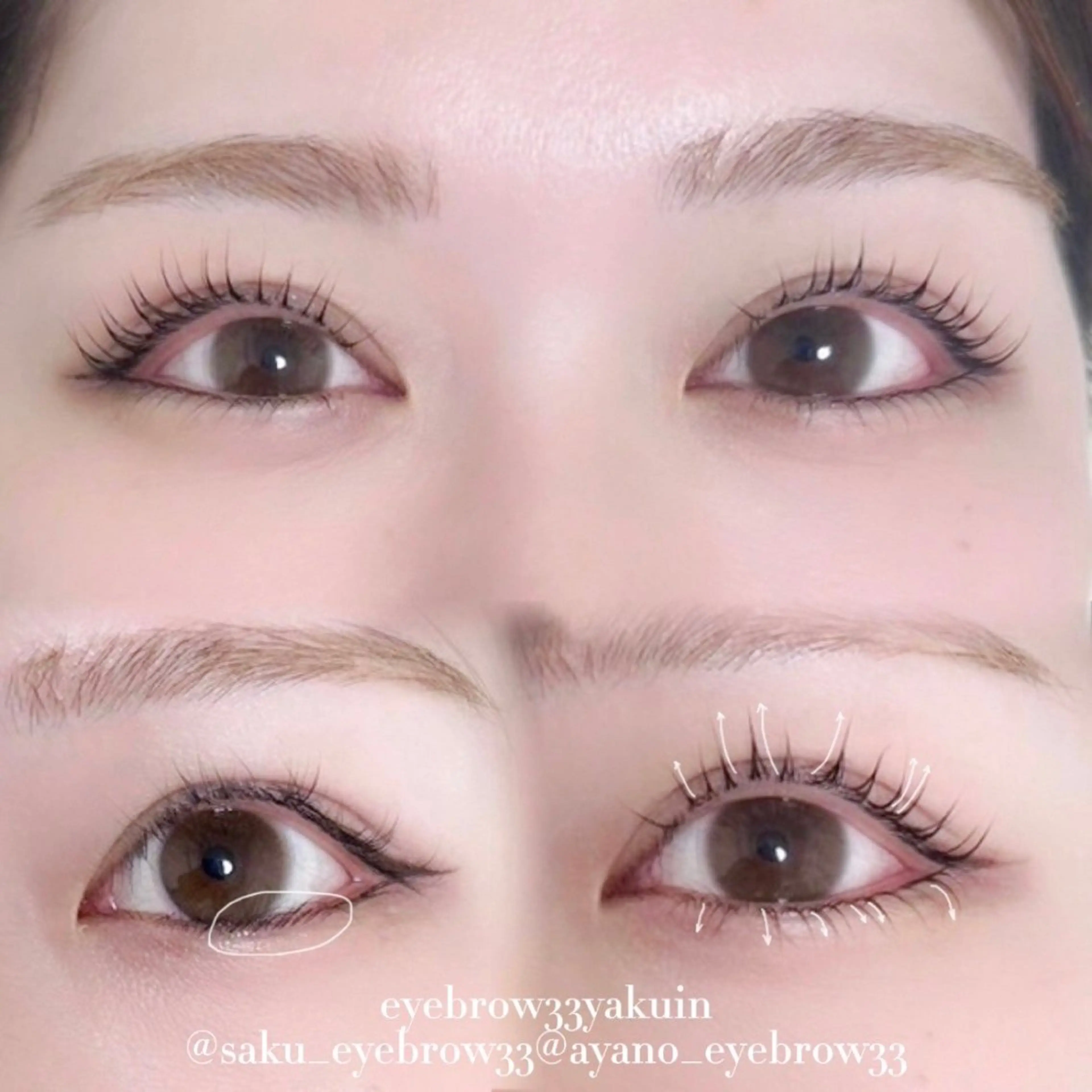 マツエク・マツパ マツパ アイブロウ33 薬院店のマツエク・マツパデザイン