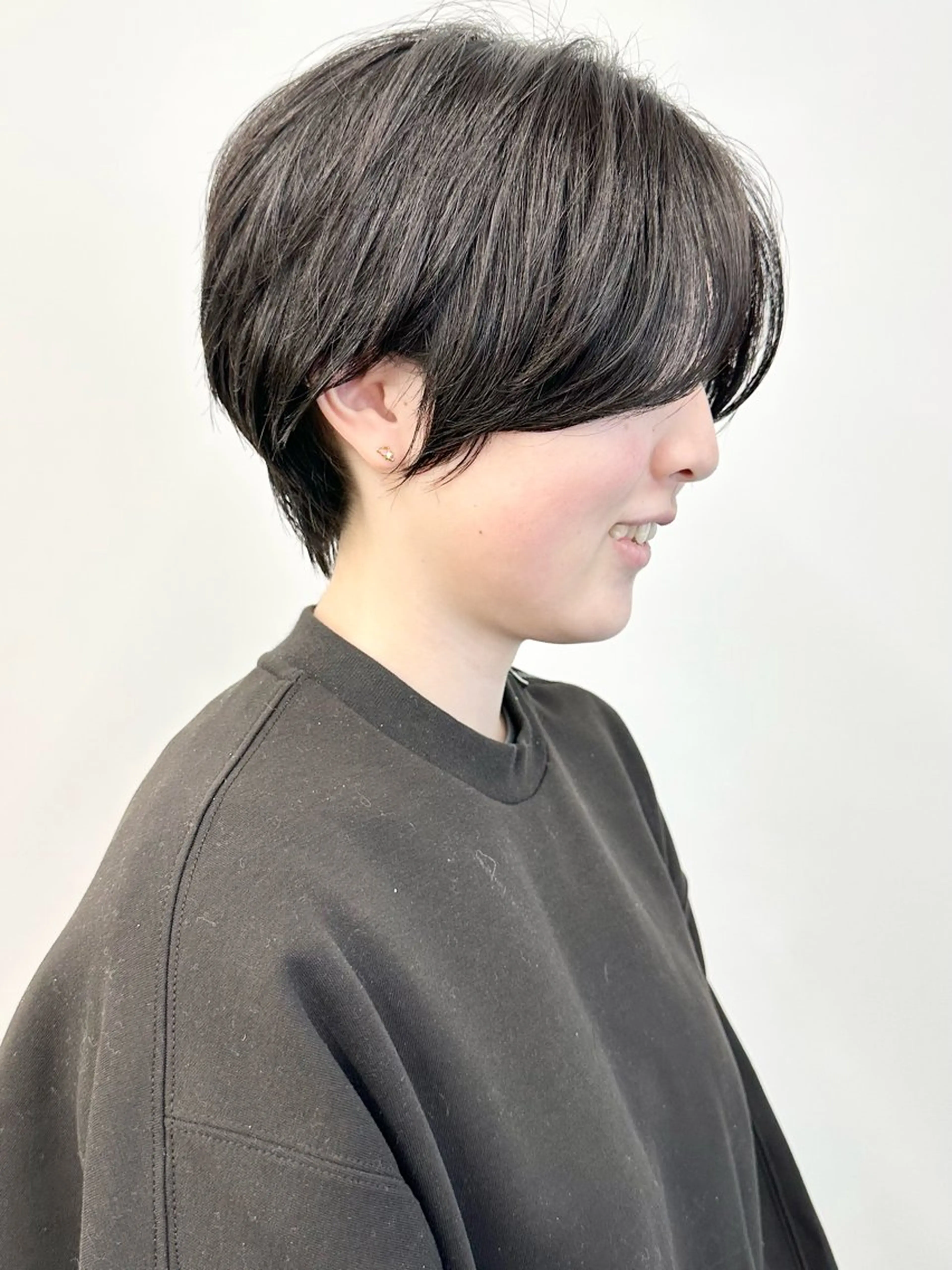 ショート カット ヘッドスパ ボブ/ゆるふわ ボブパーマ/とういのヘアスタイル