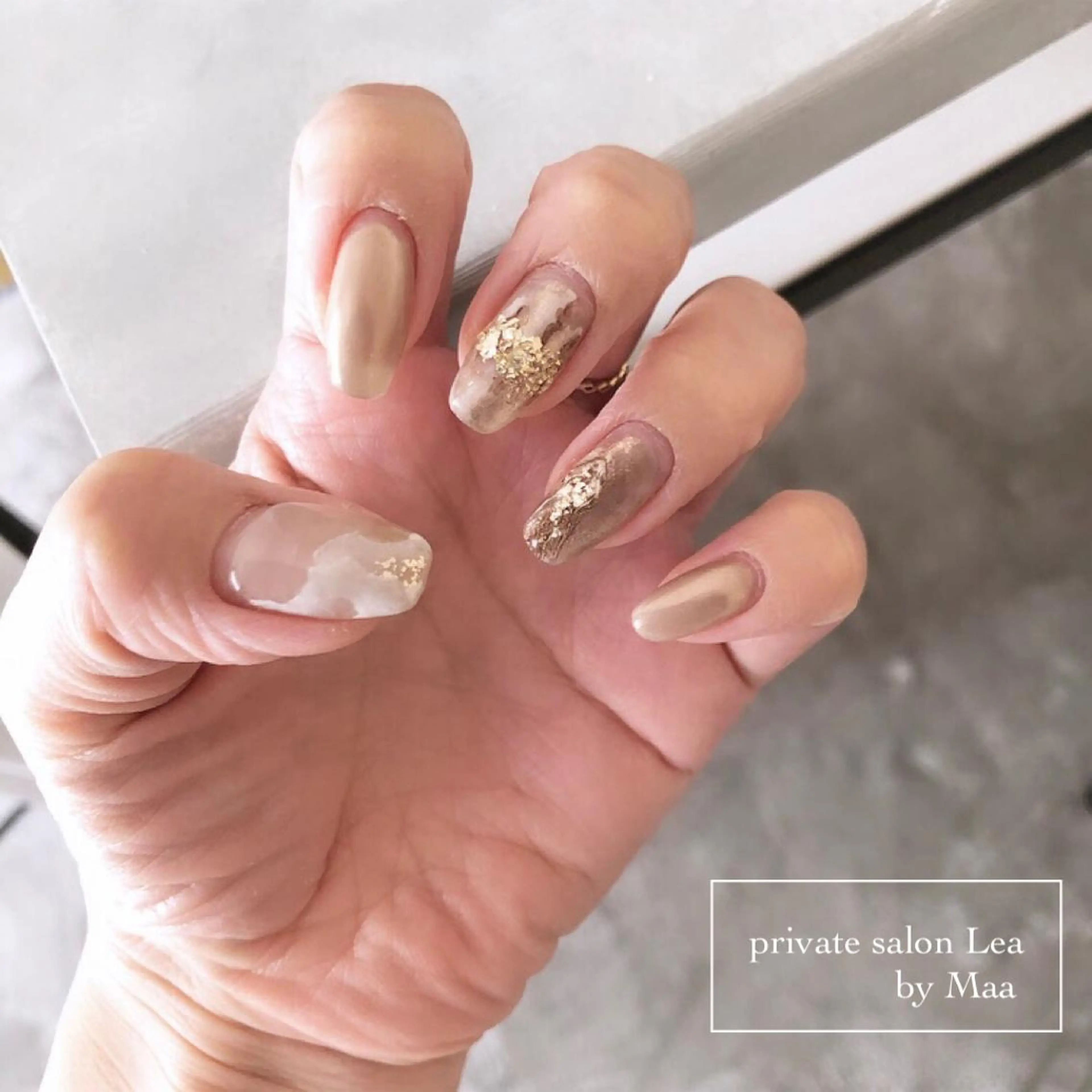 ネイル private_ salon.Leaのネイルデザイン