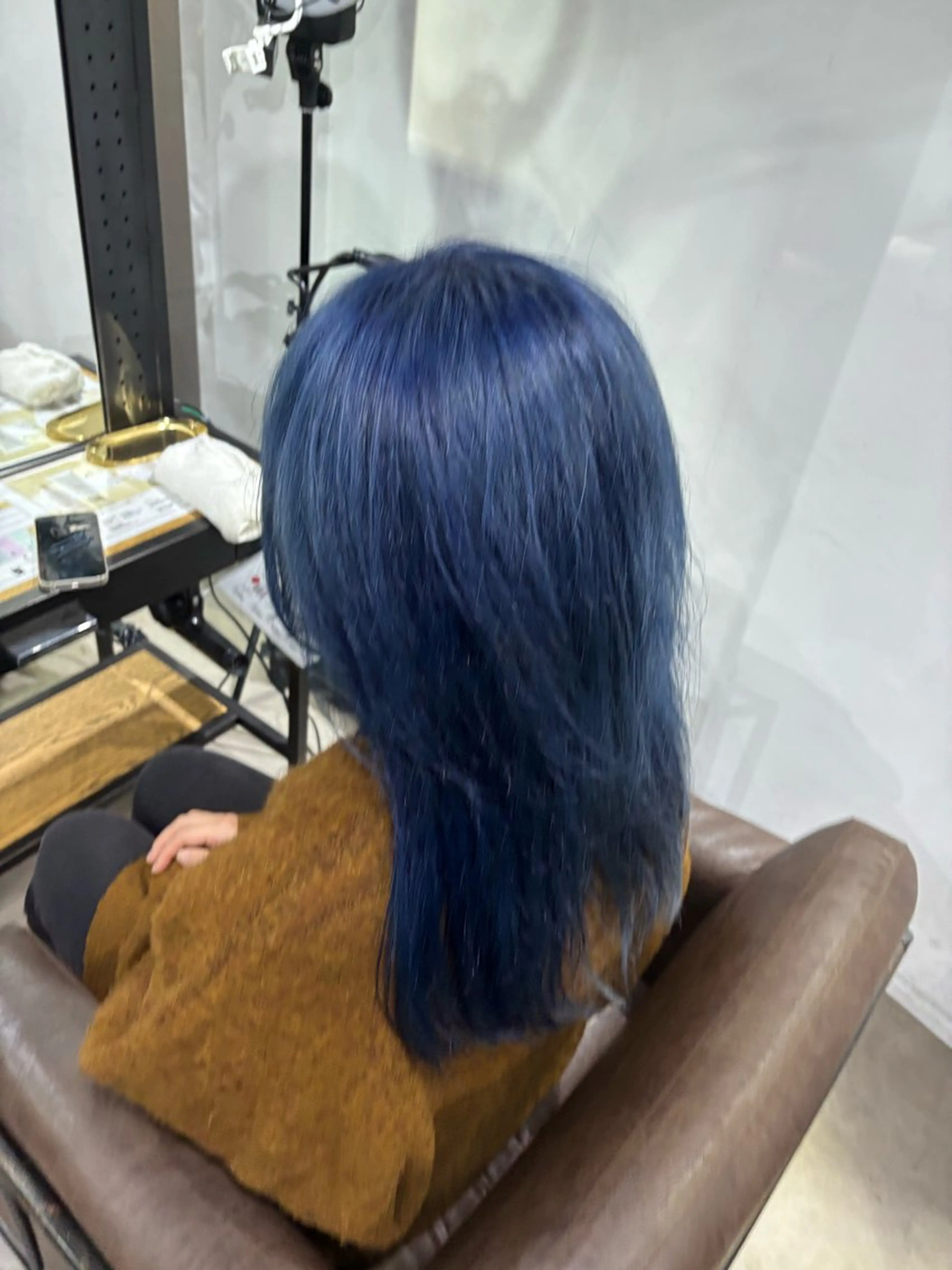 ロング ヘアカラー トリートメント ブリーチ✨ハイライト メンズヘア/アヤノのヘアスタイル