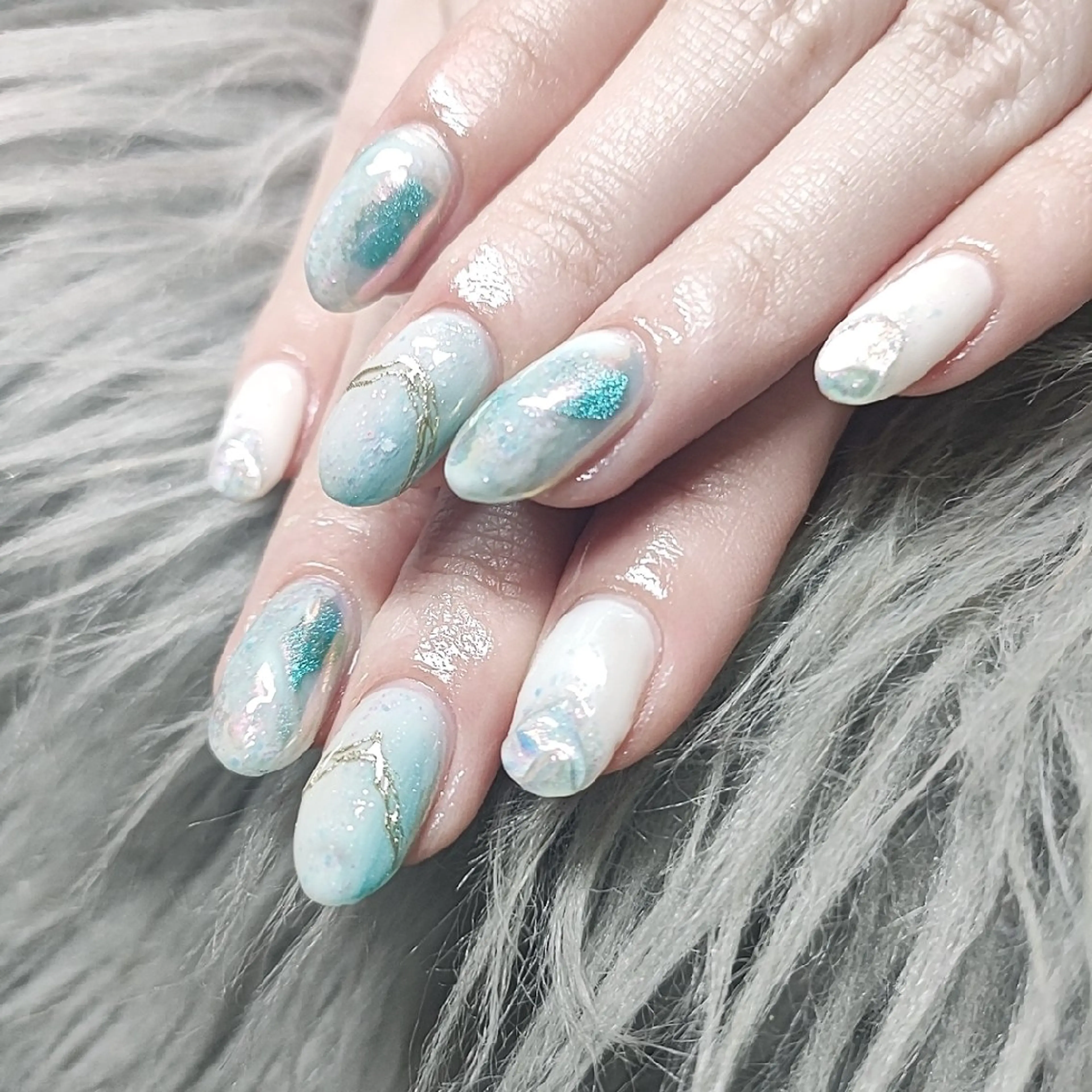 ネイル ハンドネイル Kame_ nail🐢💕のネイルデザイン