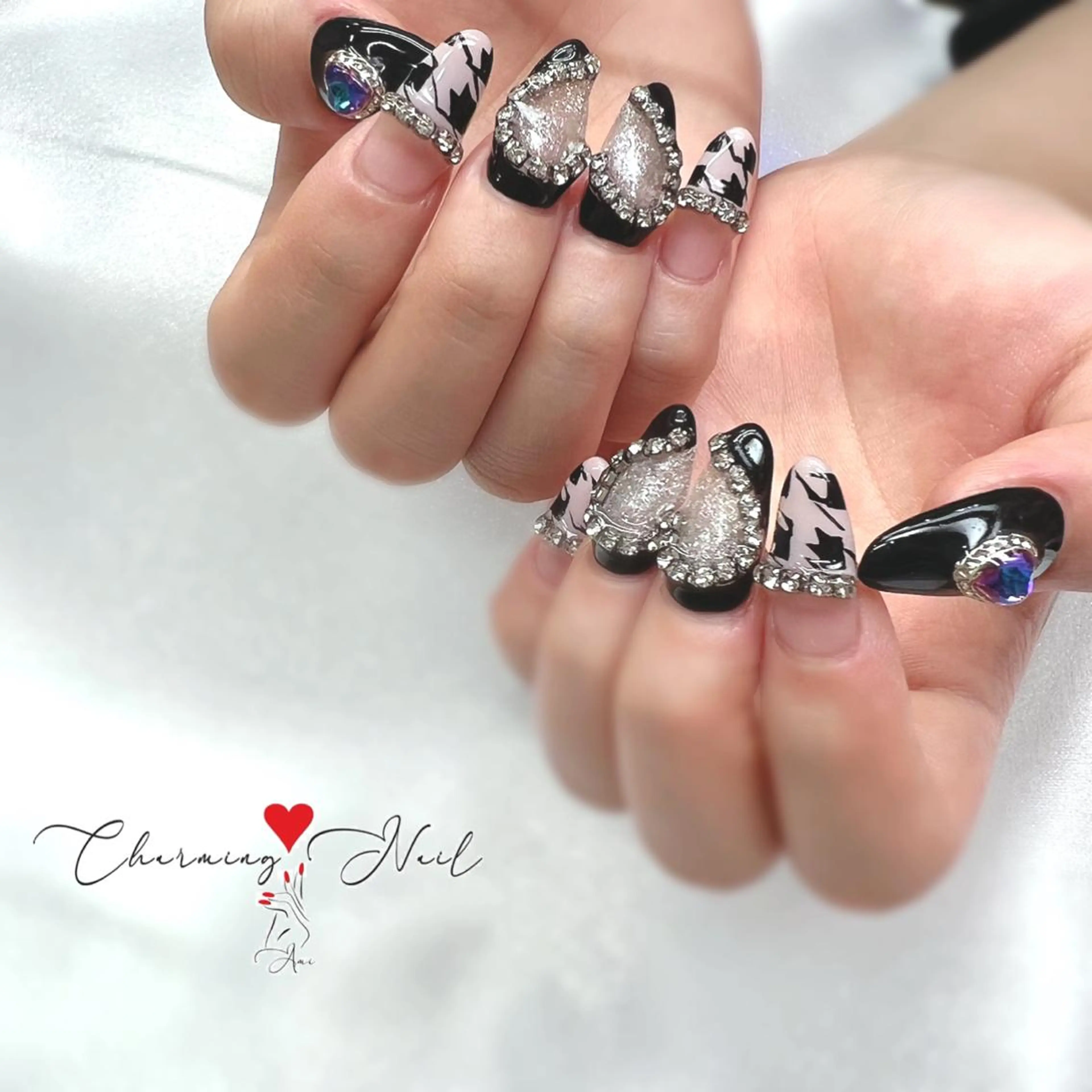 ネイル ハート 持ち込み スカルプネイル Charming❤️Nail所属・Nailist Amiのその他イメージ
