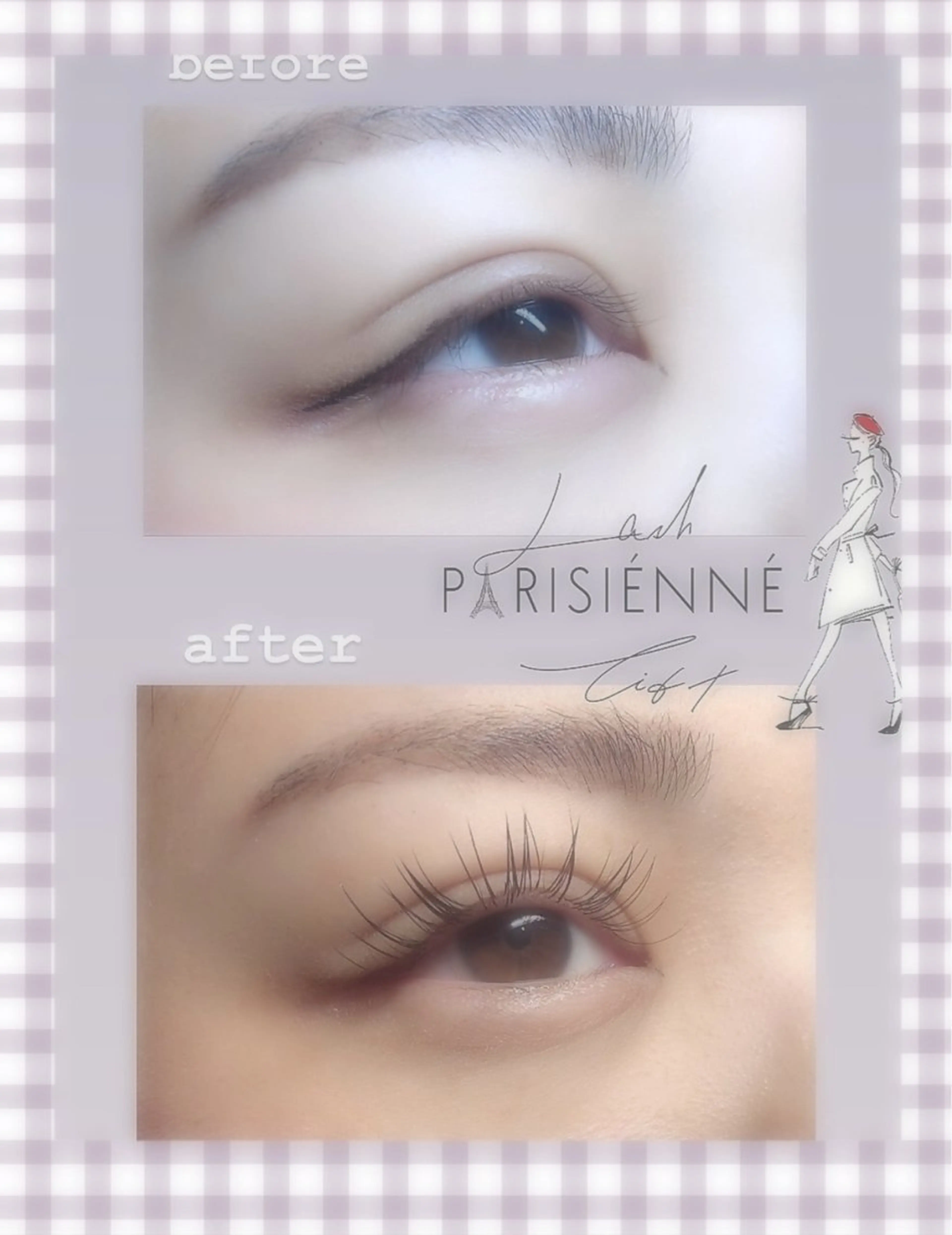 マツエク・マツパ パリジェンヌラッシュリフト haru ‎‎.のマツエク・マツパデザイン