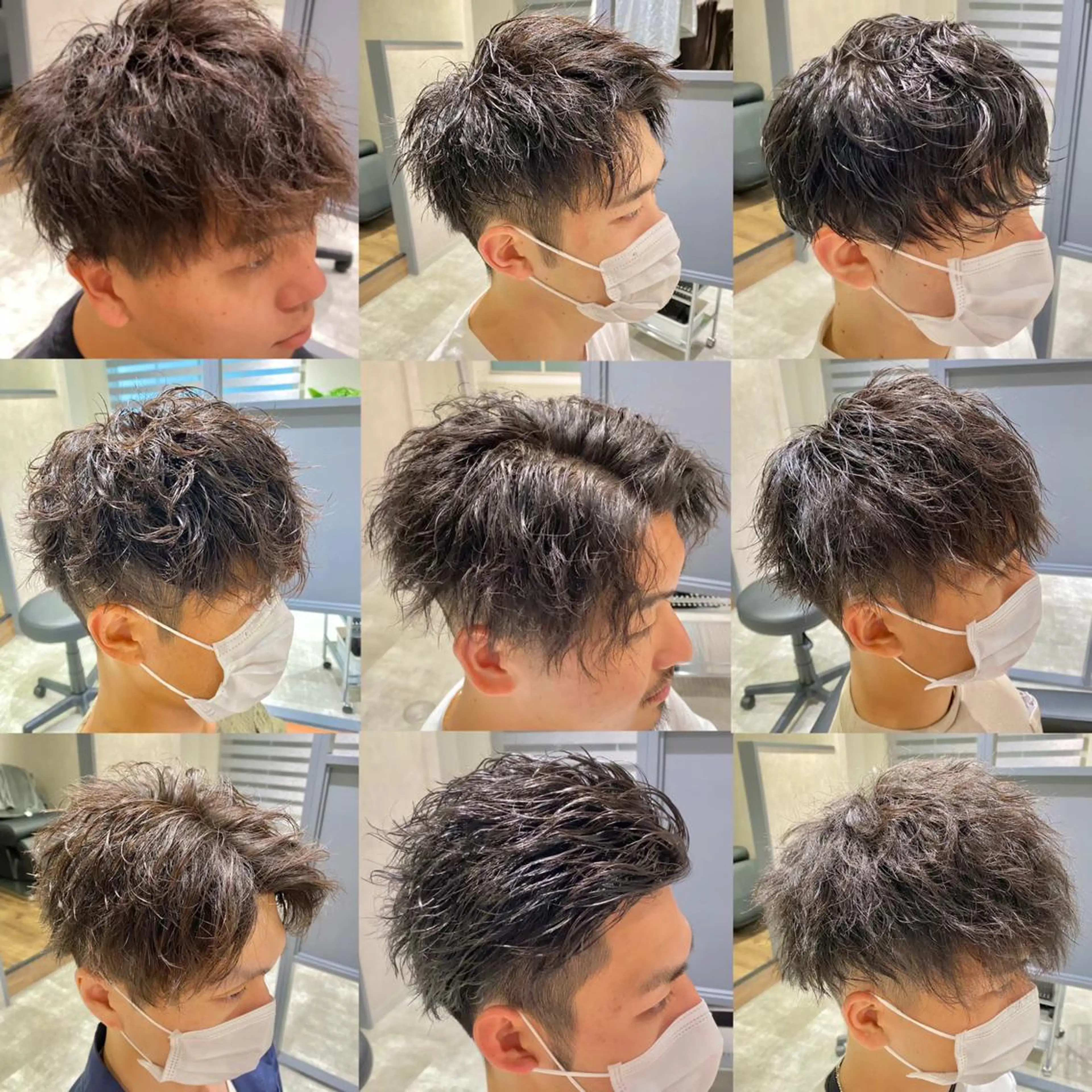 ミディアム カラー パーマ ヘアアレンジ メンズ OLCAN by EXCIAのヘアスタイル