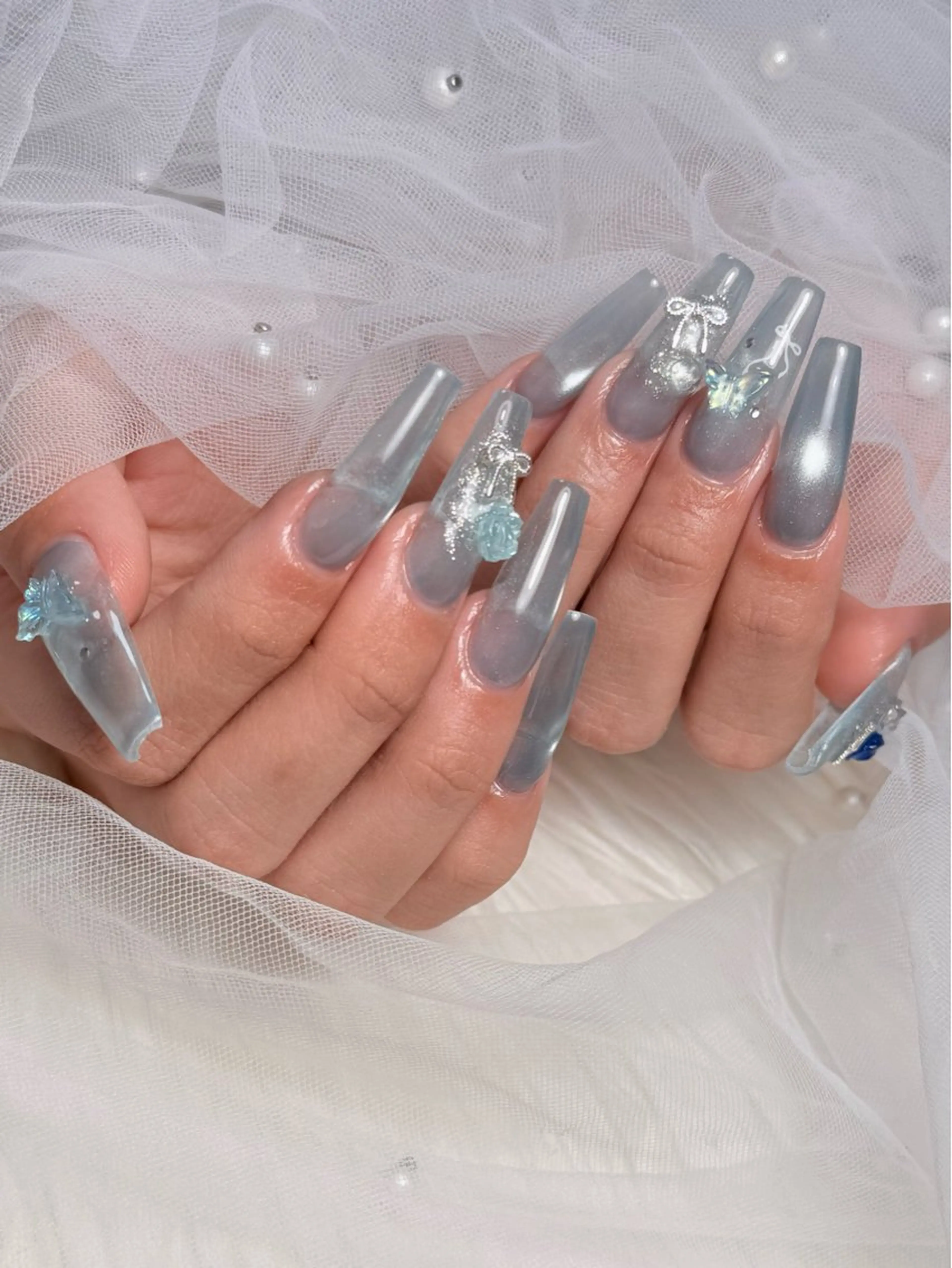 セミロング ハンドネイル 🌹Belle Nail🌹のネイルデザイン