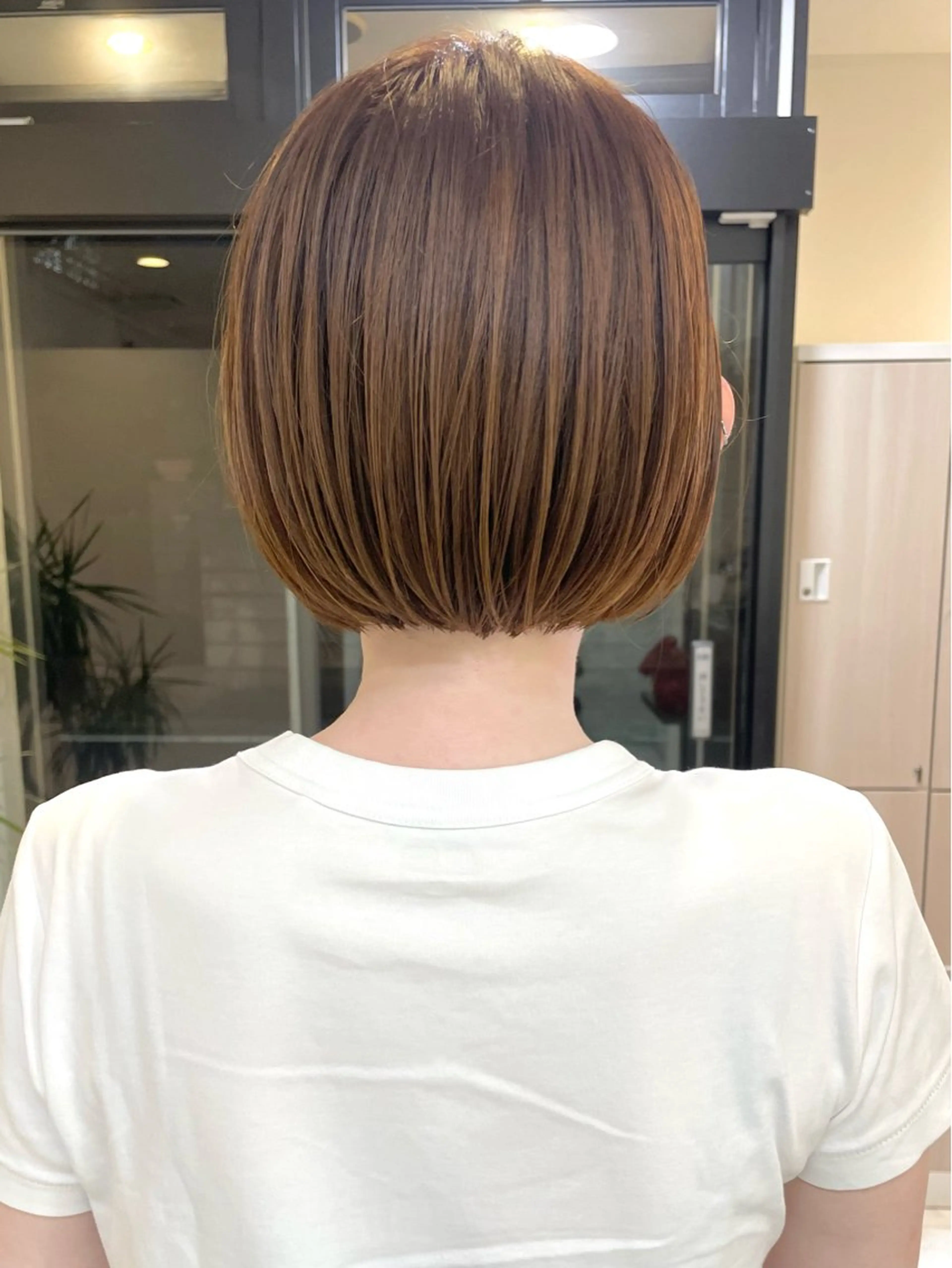 ショート 切りっぱなしボブ ボブ カット ヘアカラー トリートメント 【ボブ/個室サロン】 癒し空間mimuraのヘアスタイル