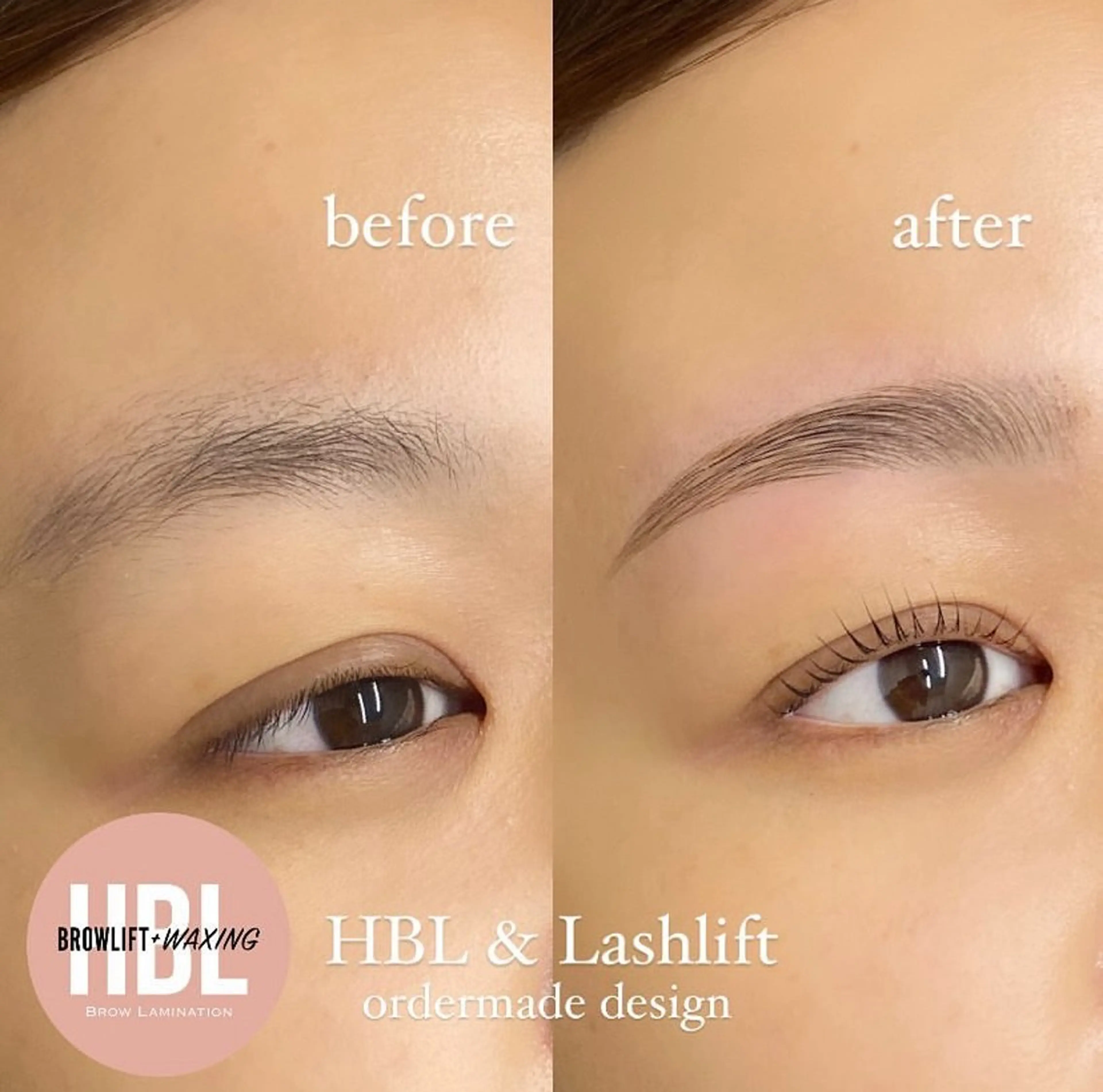 アイブロウ ハリウッドブロウリフト 小笠原🩰 垢抜け眉/束感まつげのマツエク・マツパデザイン