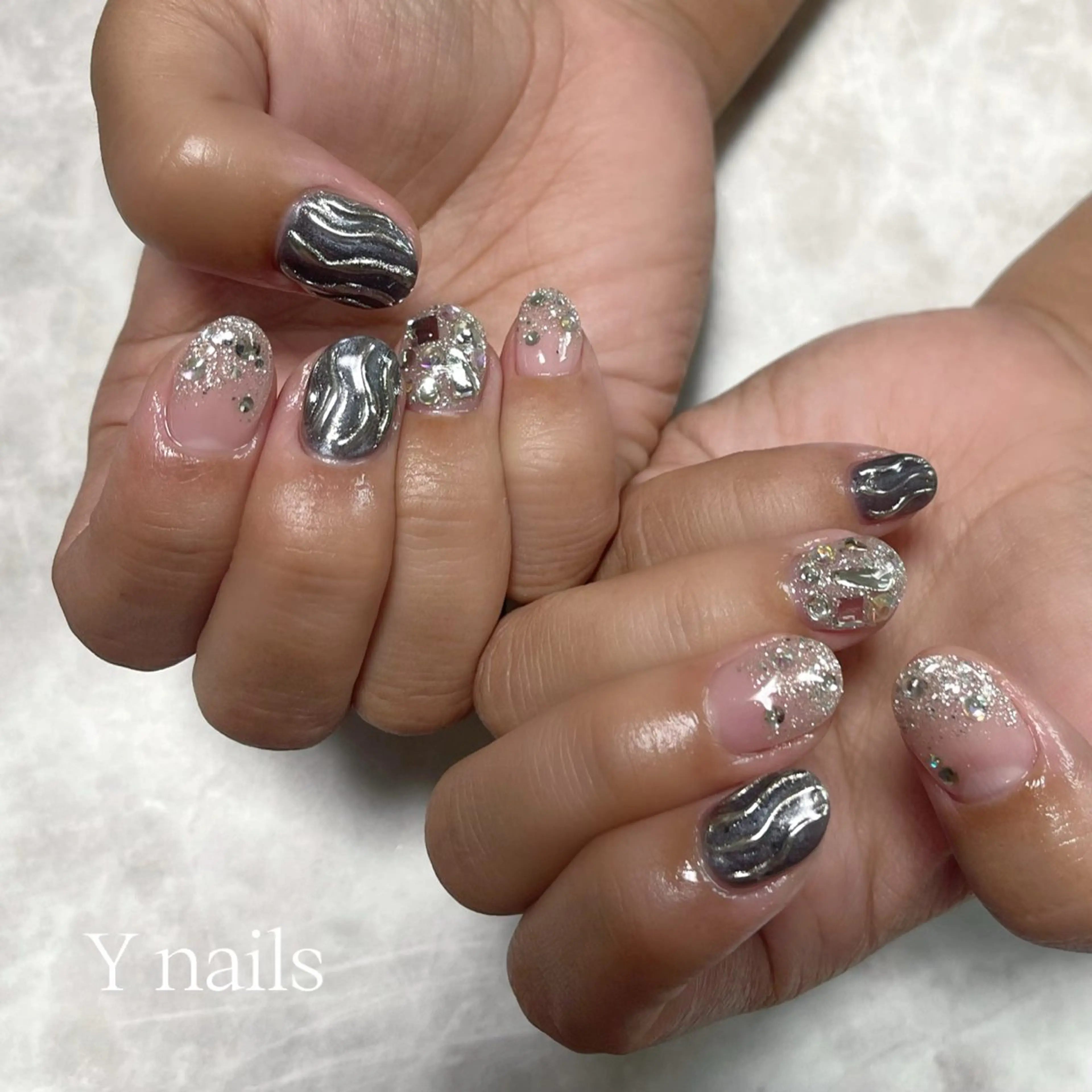 ネイル ハンドネイル 沖縄 Y nailsのネイルデザイン