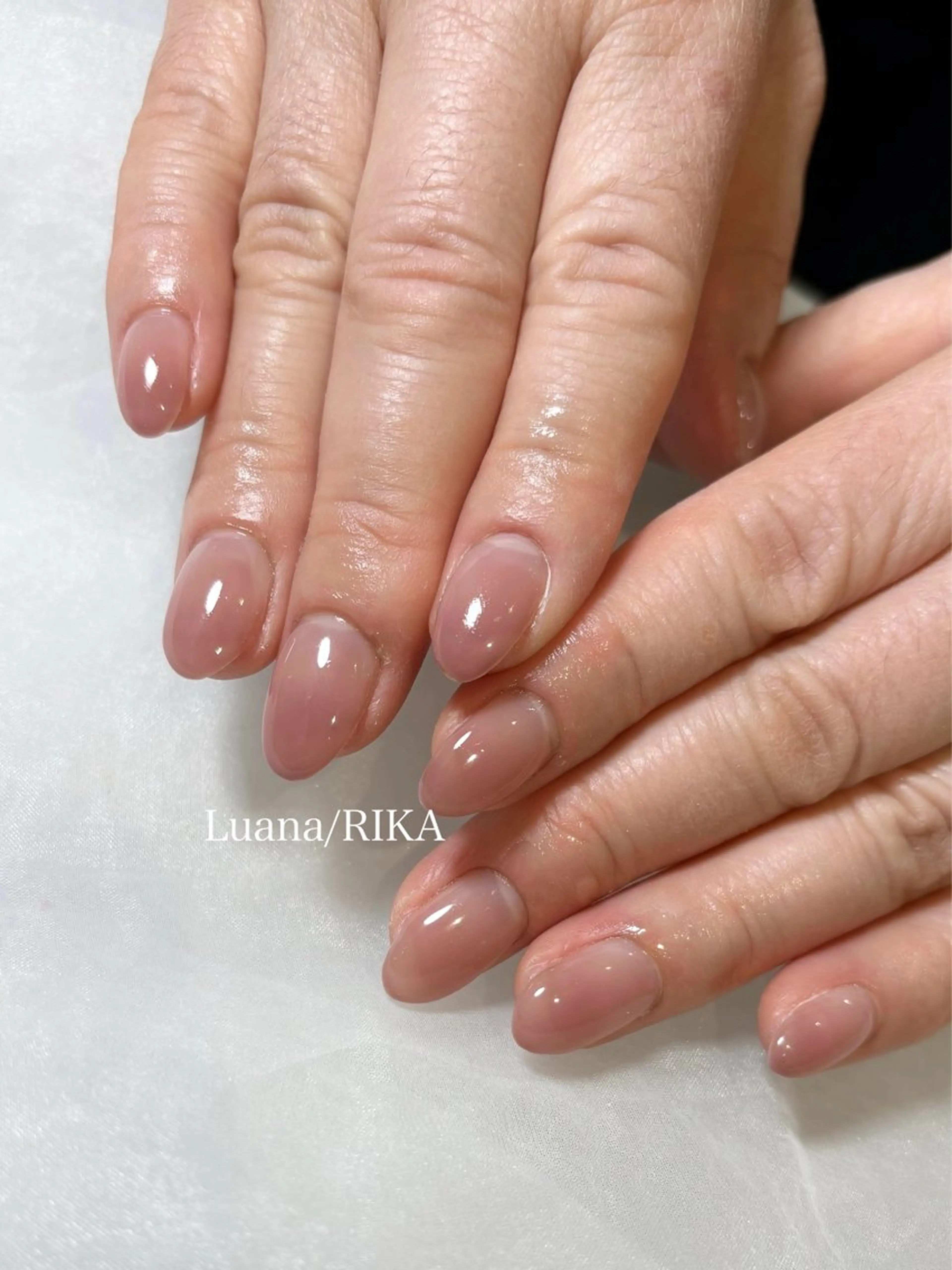 ネイル ピンク Nail Salon Luana Rikaのネイルデザイン