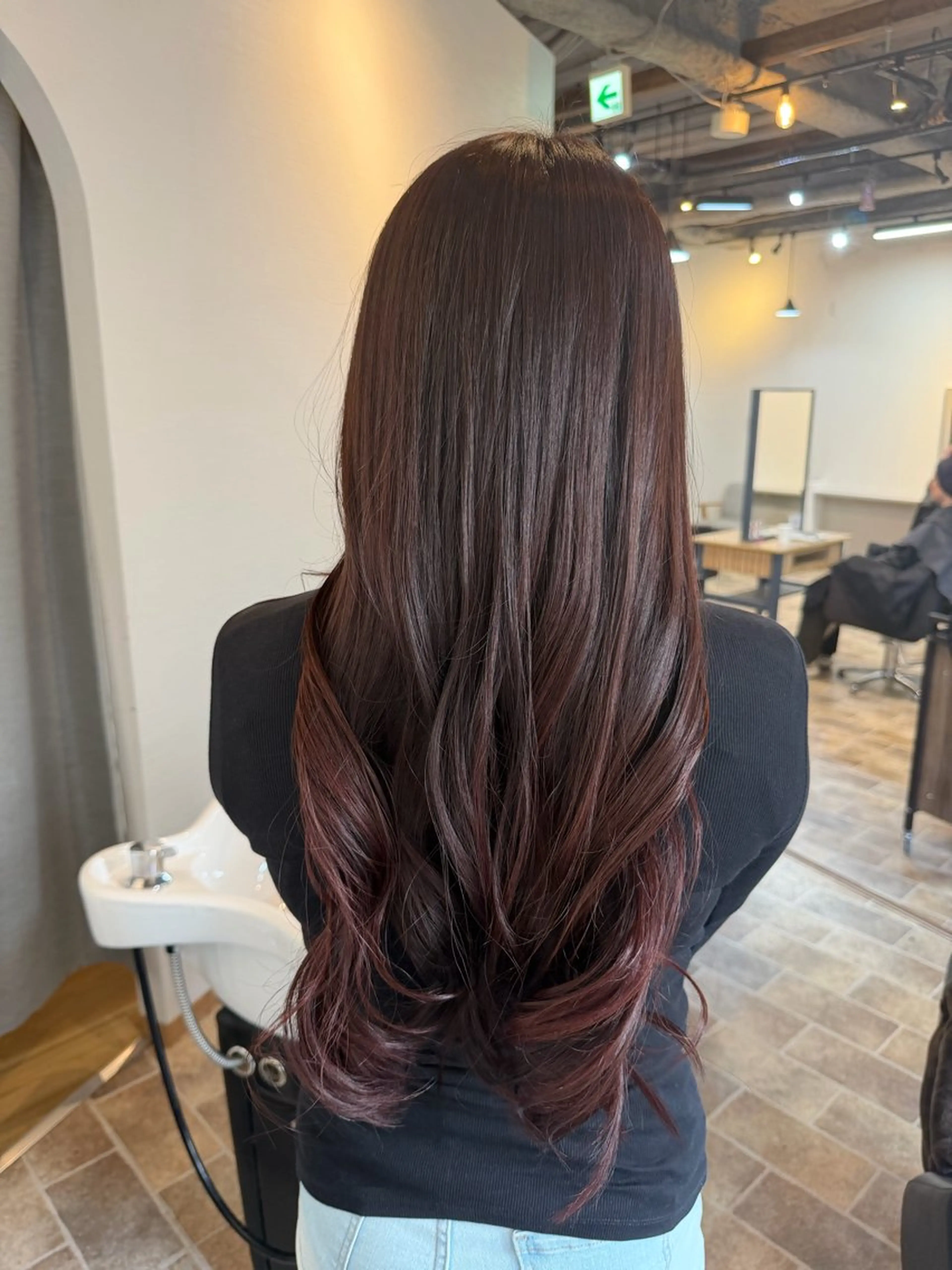 ロング カラー ピンクカラー AYANE／ 艶カラー🌟のヘアスタイル