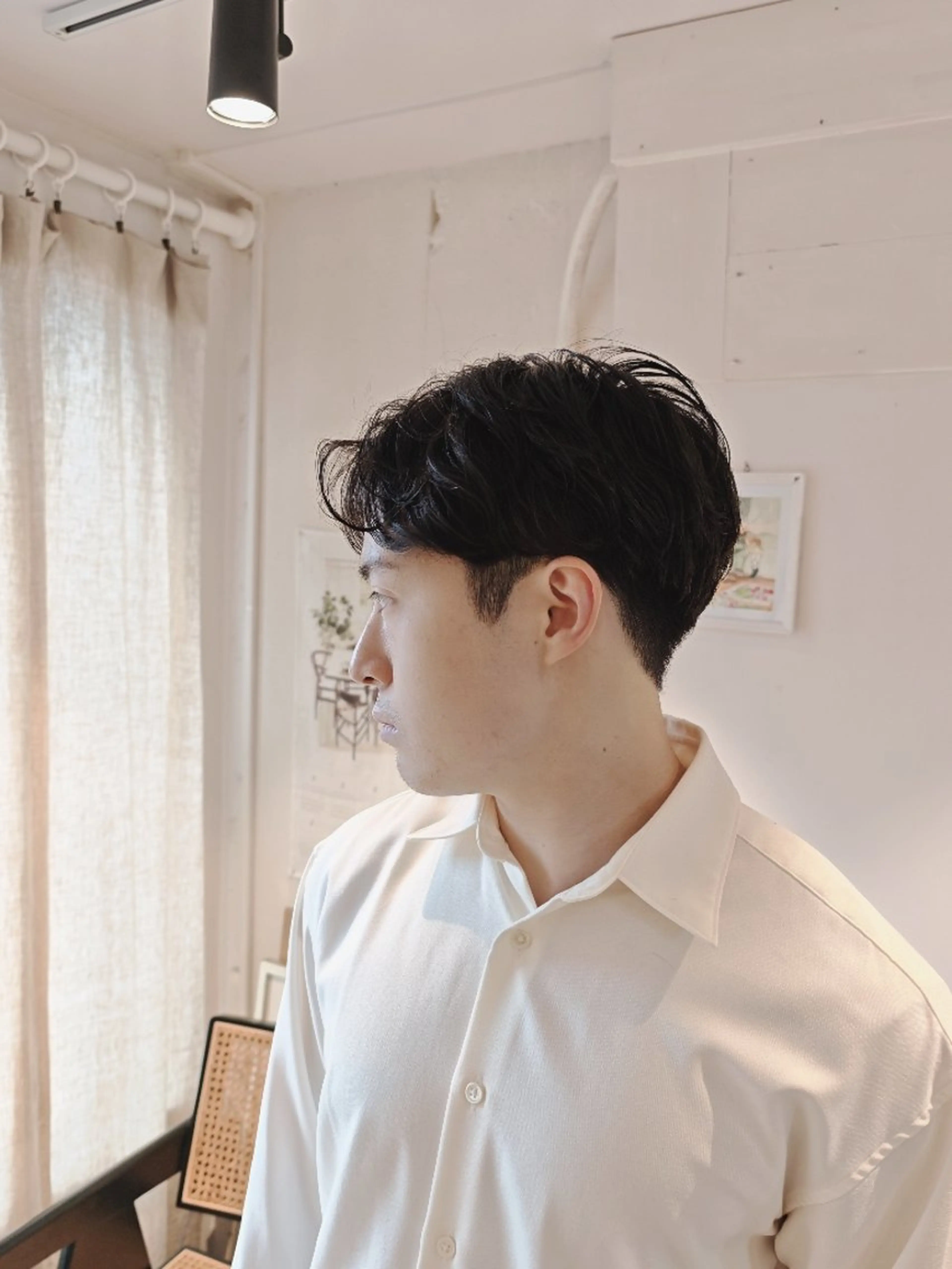 🔫メンズ限定🔫カット&縮毛矯正orストレートパーマ曲げ縮毛矯正⭕クセを伸ばしたいメンズはこちら!の写真