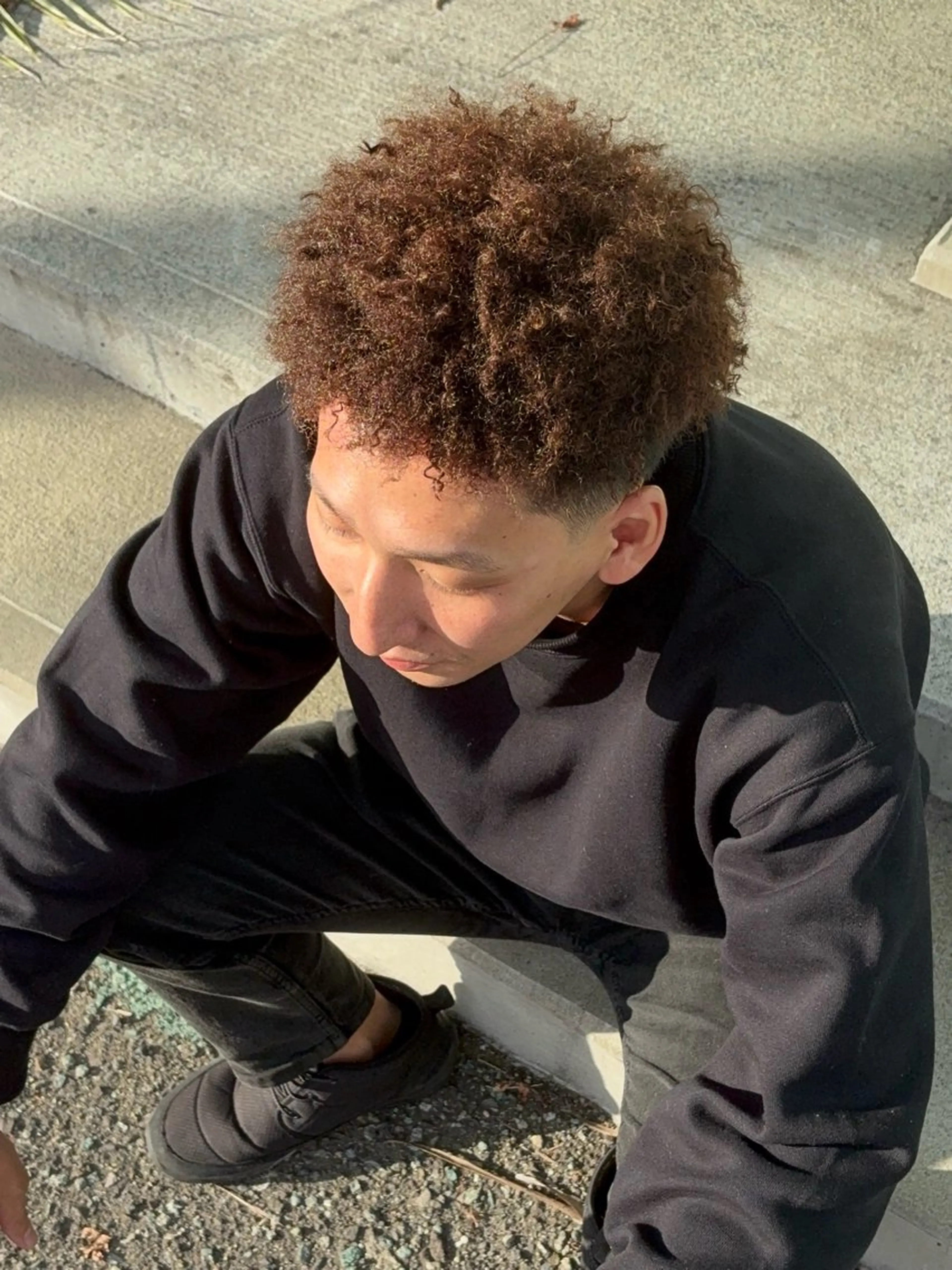 ショート パーマ メンズ 勝木 拓のヘアスタイル