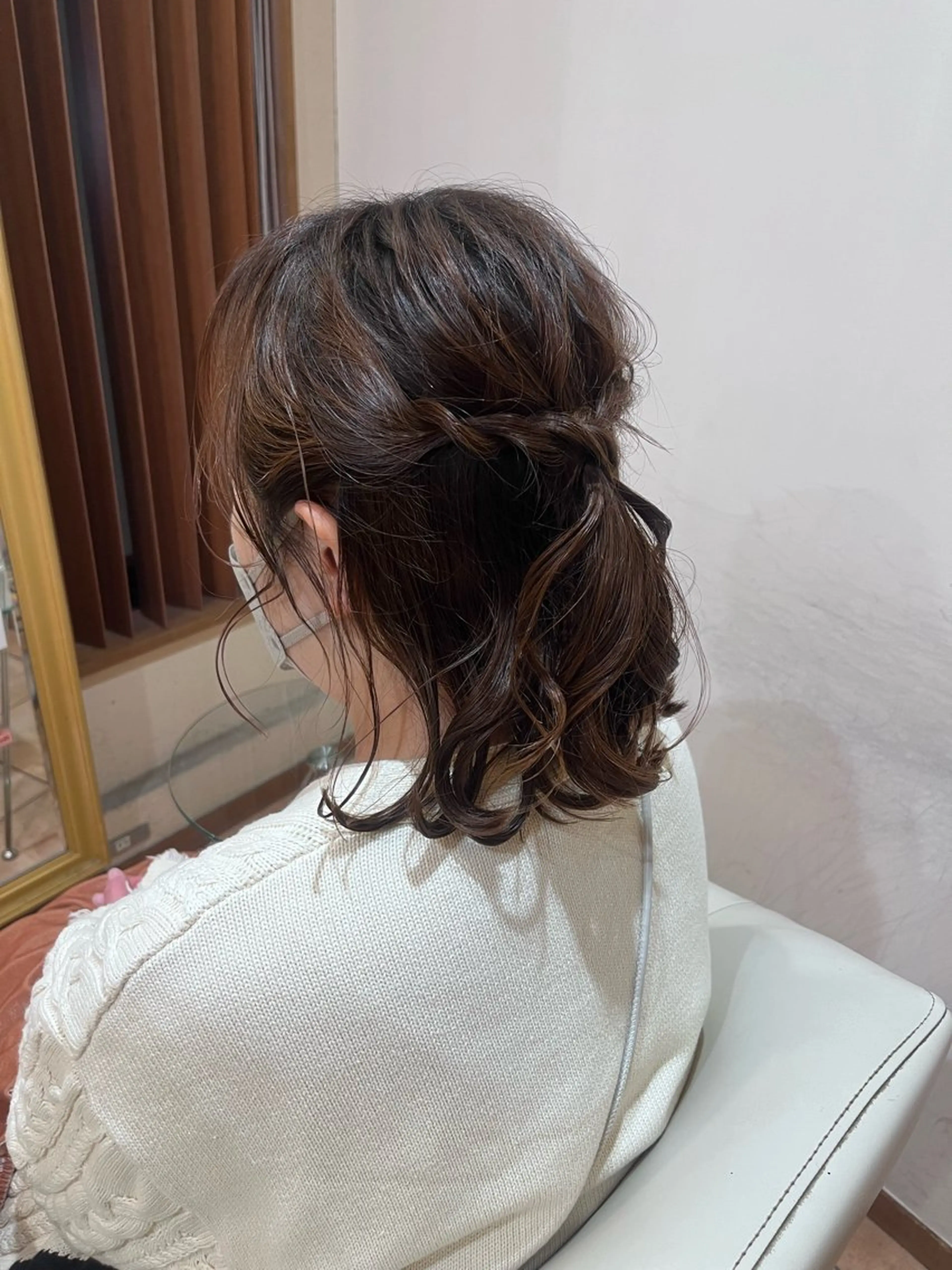 ミディアム ヘアアレンジ 🦋ヘアセット募集中 ￤ナナカ🦋のヘアスタイル