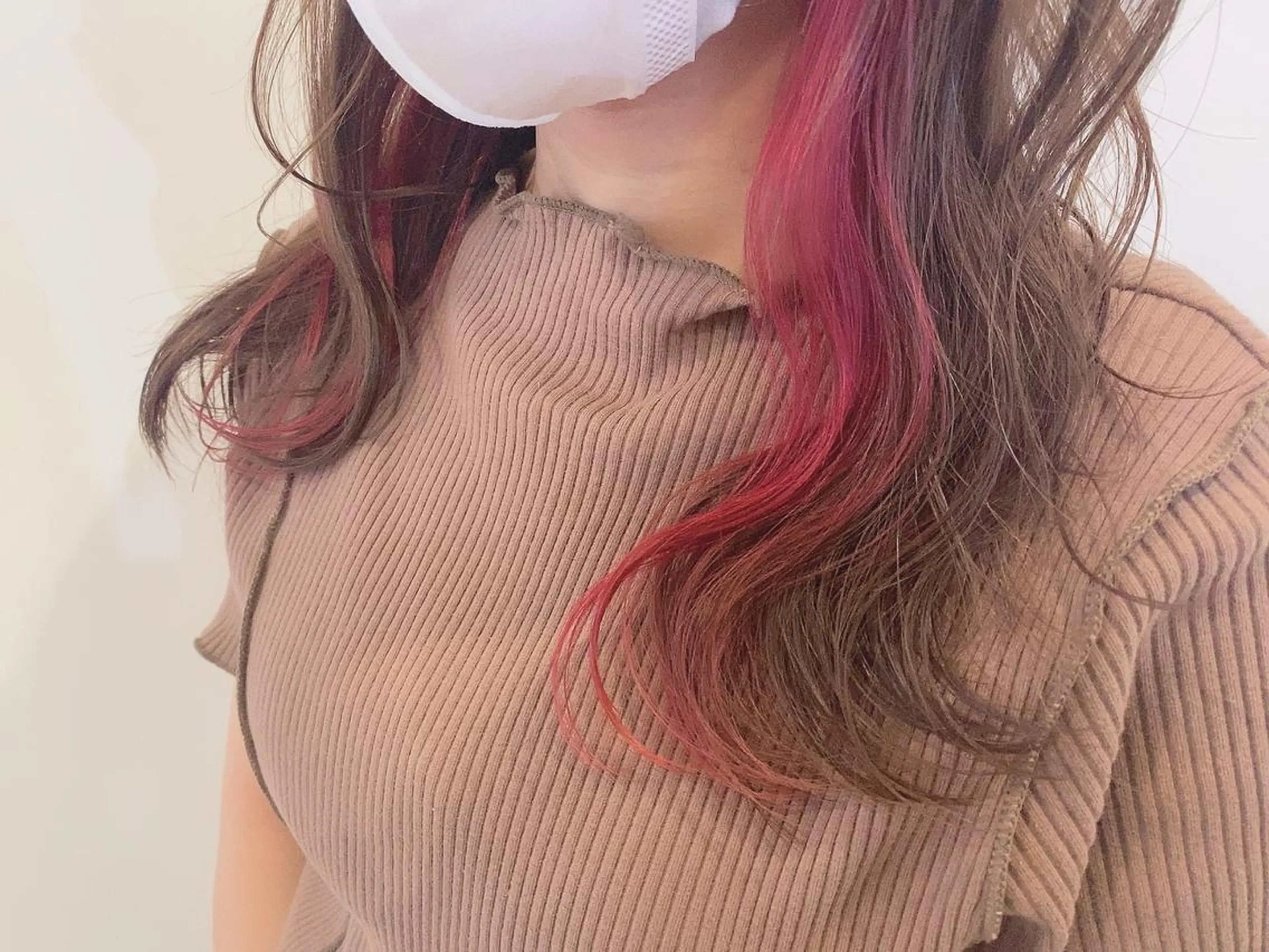 ロング カラー イヤリングカラー 守川 七海のヘアスタイル