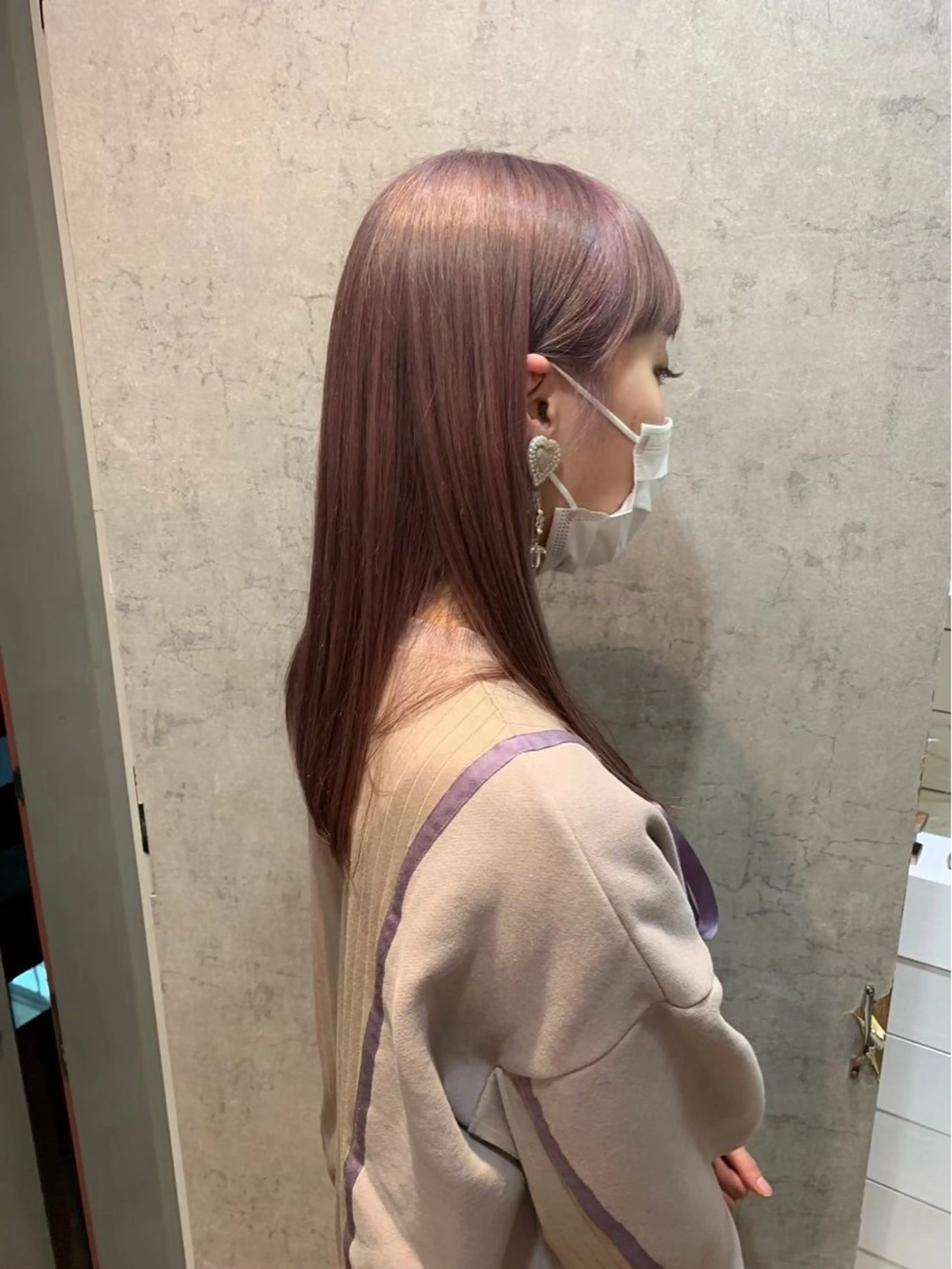 セミロング カラー ヘアカラー 🫧似合わせカット 🫧tomo/銀座のヘアスタイル