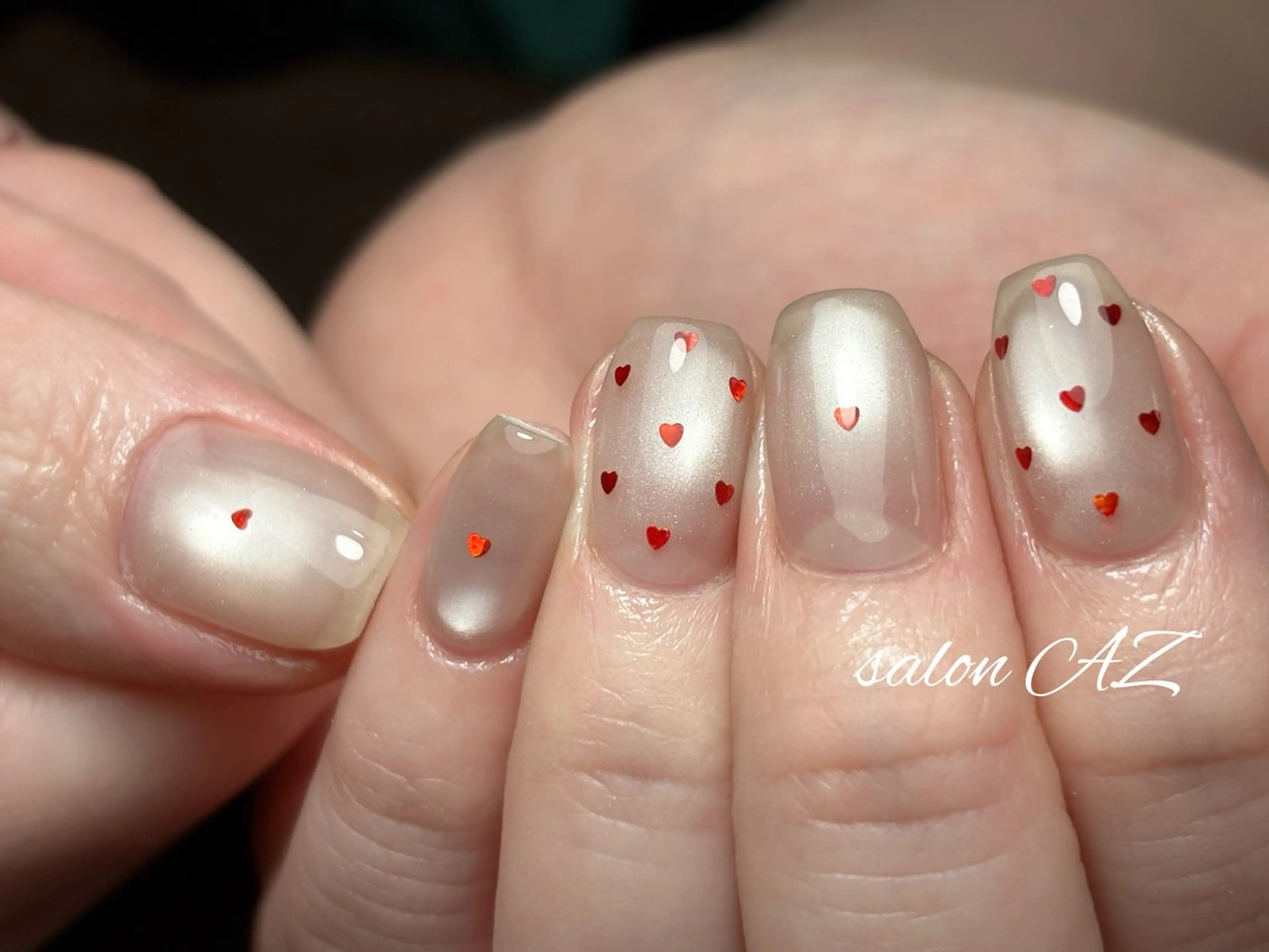 ネイル アートネイル 長さ出し フットネイル フレンチネイル ジェルネイル ハンドネイル salon AZのネイルデザイン