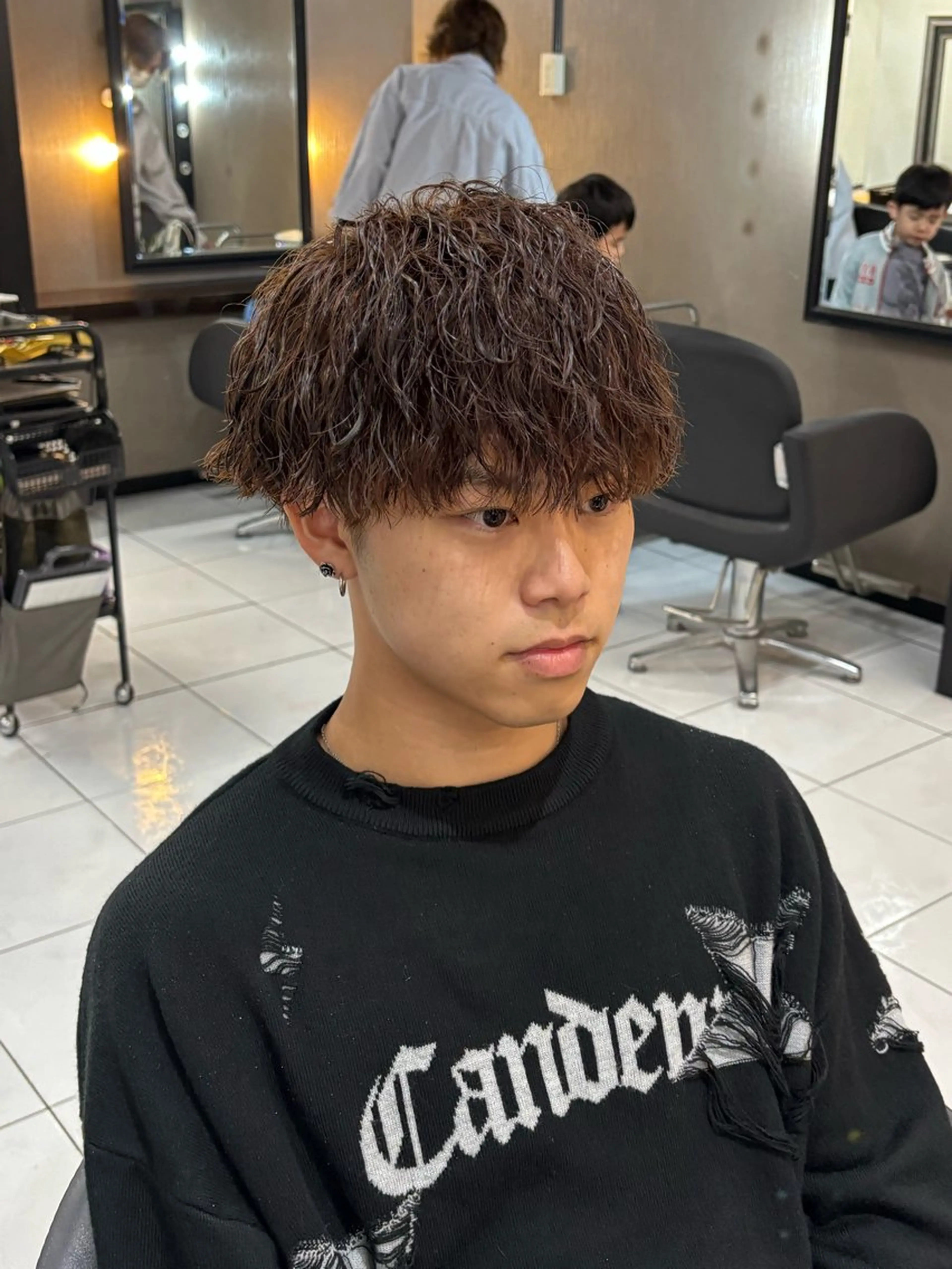 メンズ メンズパーマ カット パーマ 加川 隼人のヘアスタイル