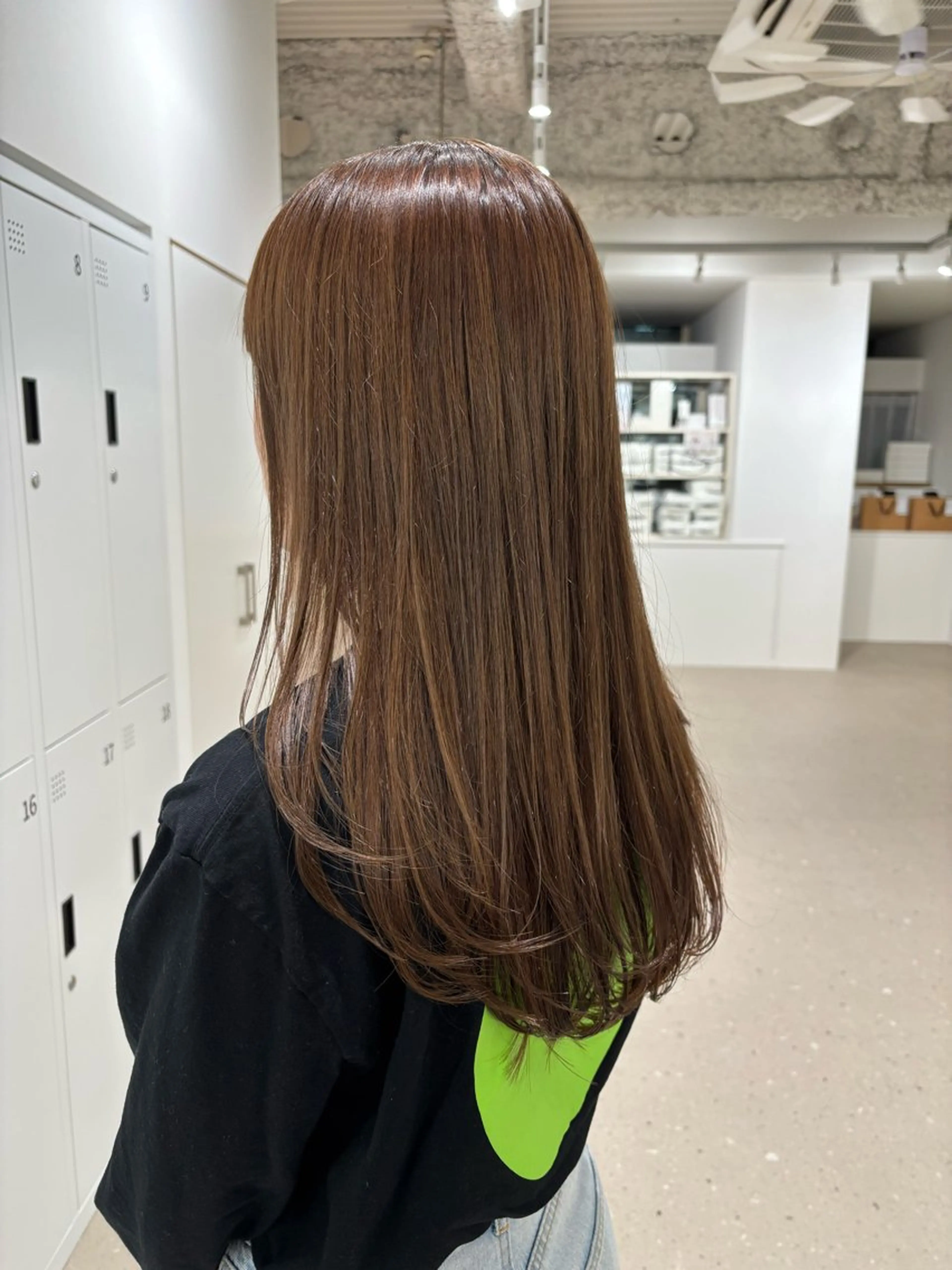 セミロング カラー カット ヘアカラー トリートメント 似合わせ美髪ヘア✨ 天王寺．阿倍野🌈のヘアスタイル