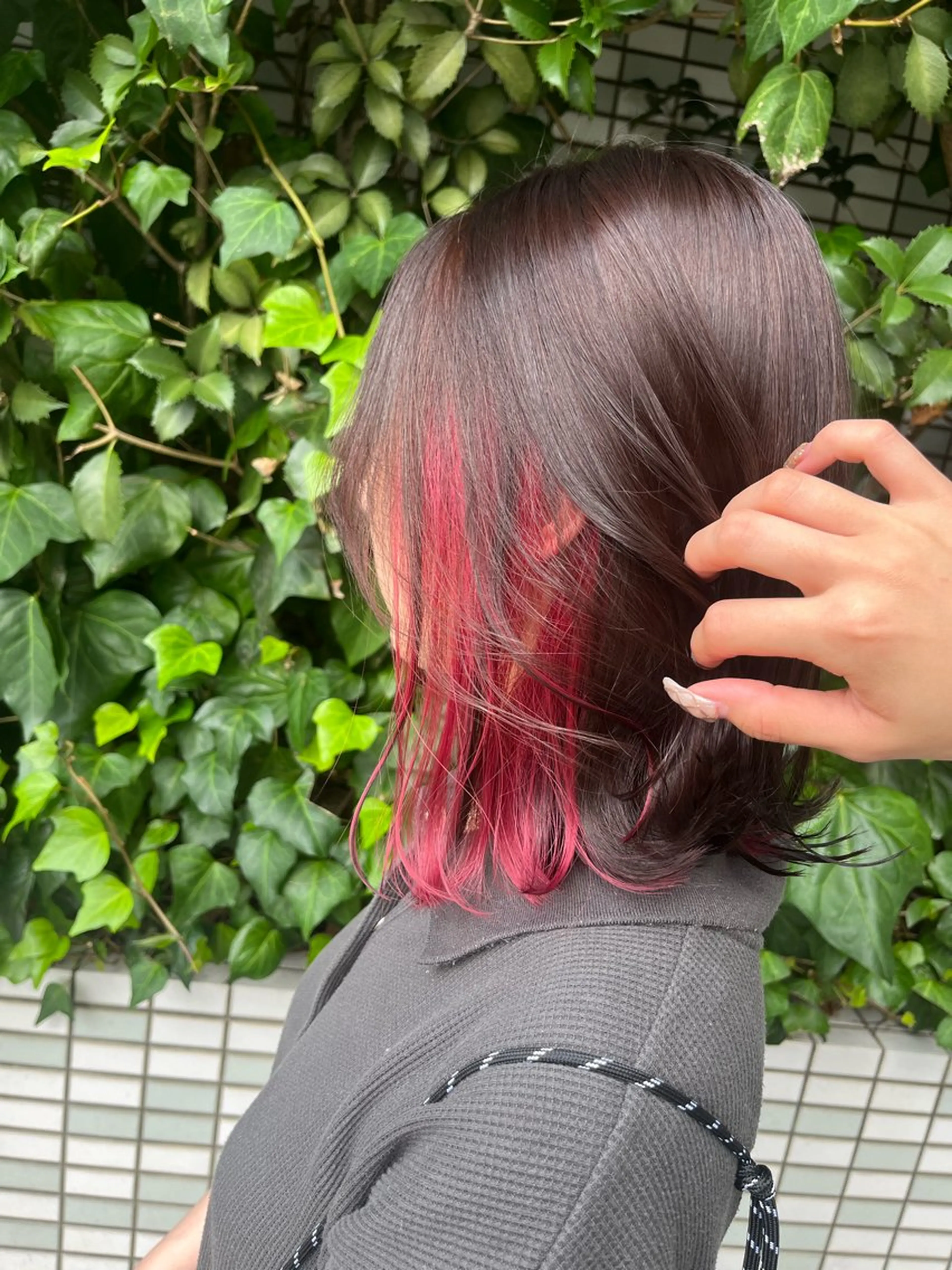 ミディアム カラー イヤリングカラー IMARI /のヘアスタイル