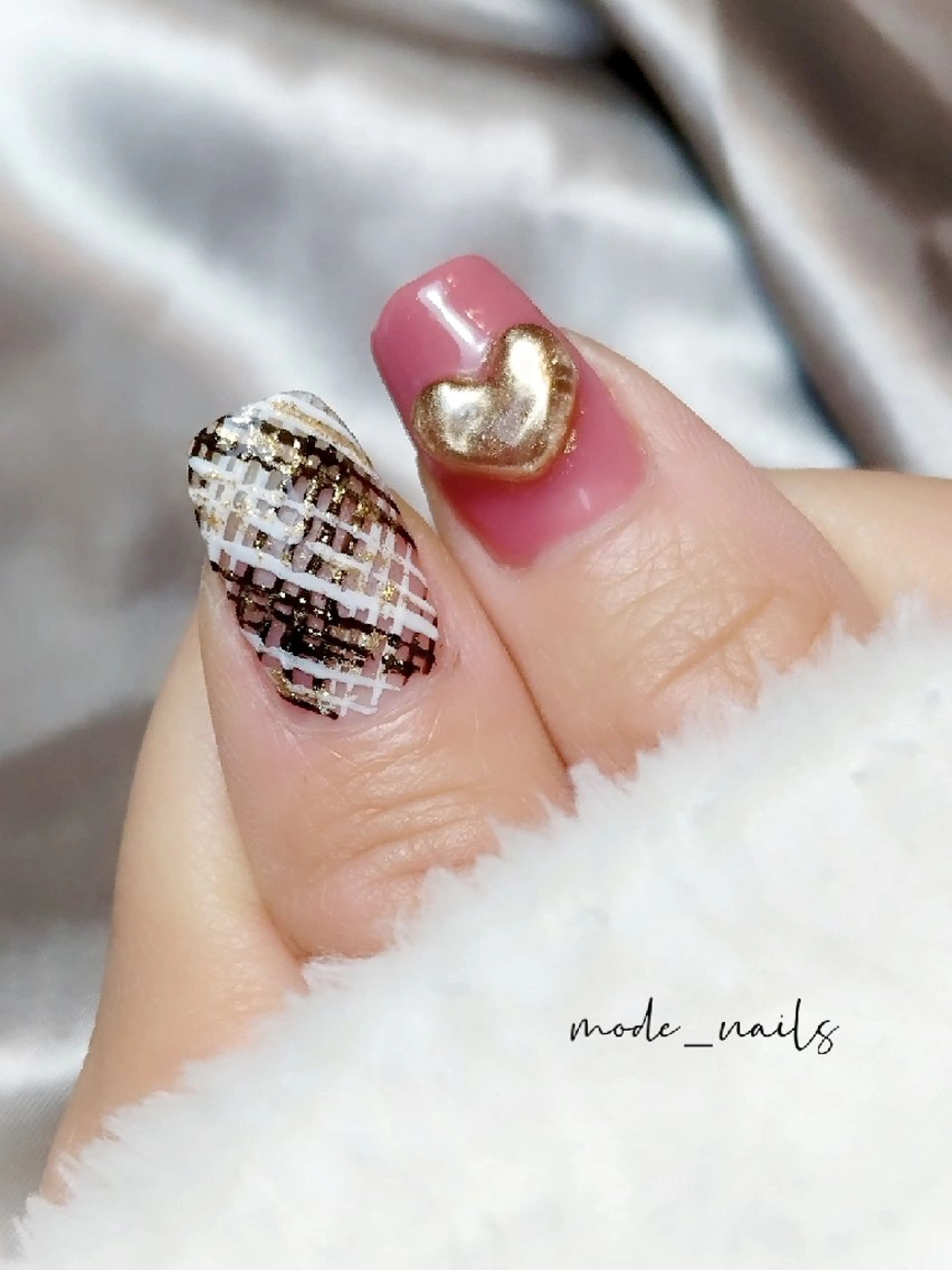 ネイル バレンタイン 滋賀県草津市ネイル mode_nailsのネイルデザイン