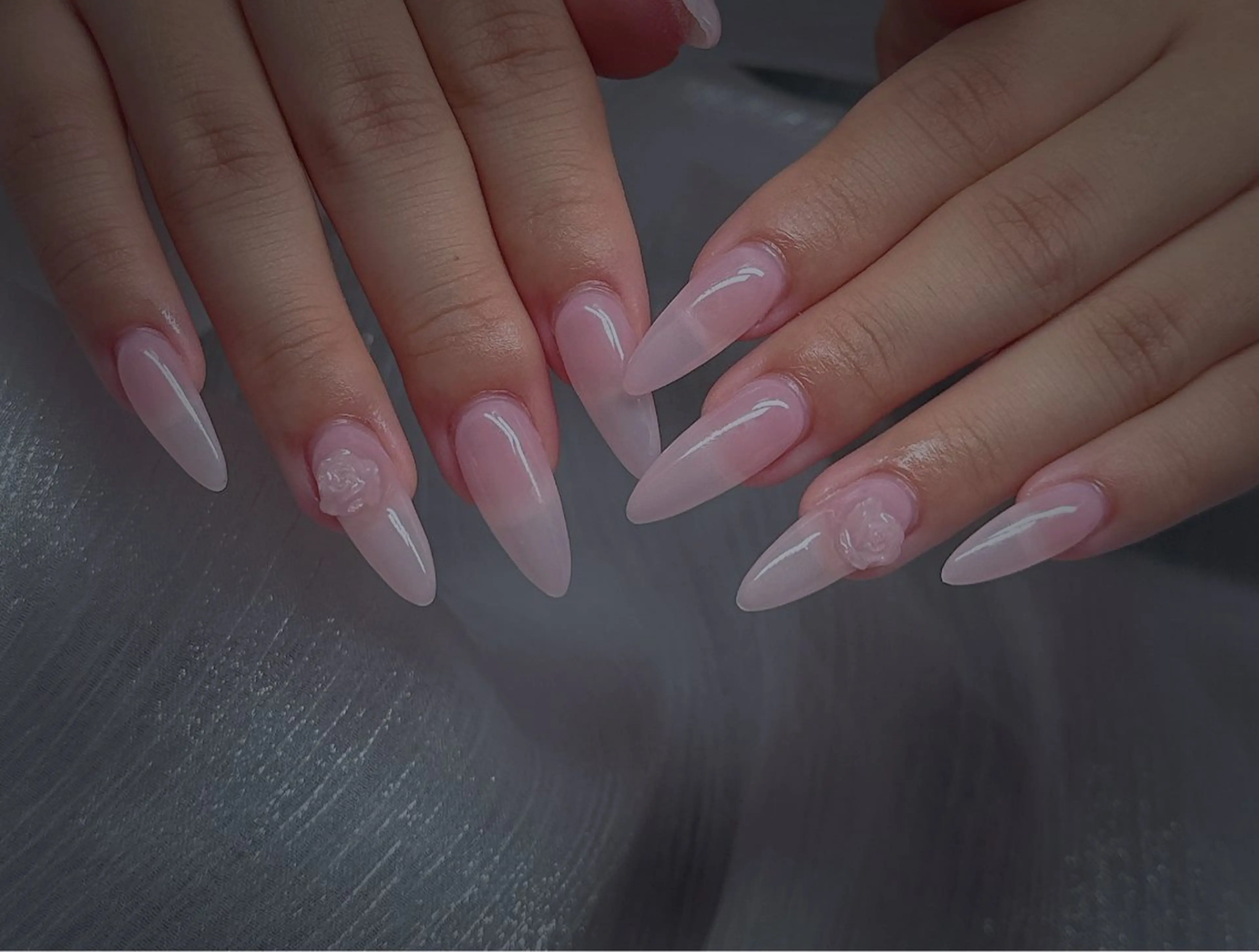 ネイル リボン ハンドネイル Yumi nailのネイルデザイン