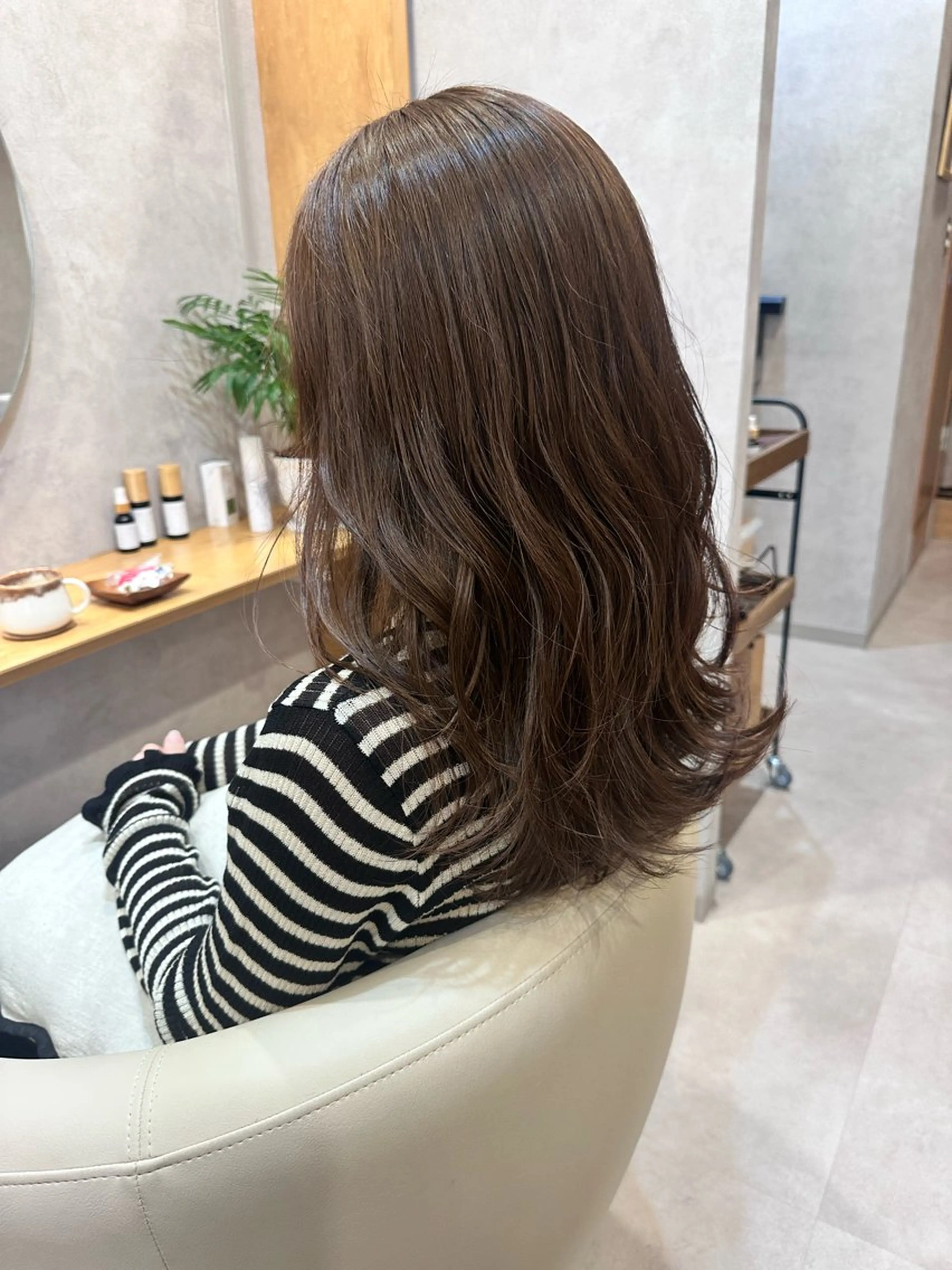 ロング カラー カット ヘアカラー トリートメント ヘッドスパ 高橋友里亜 /フリーランスのヘアスタイル