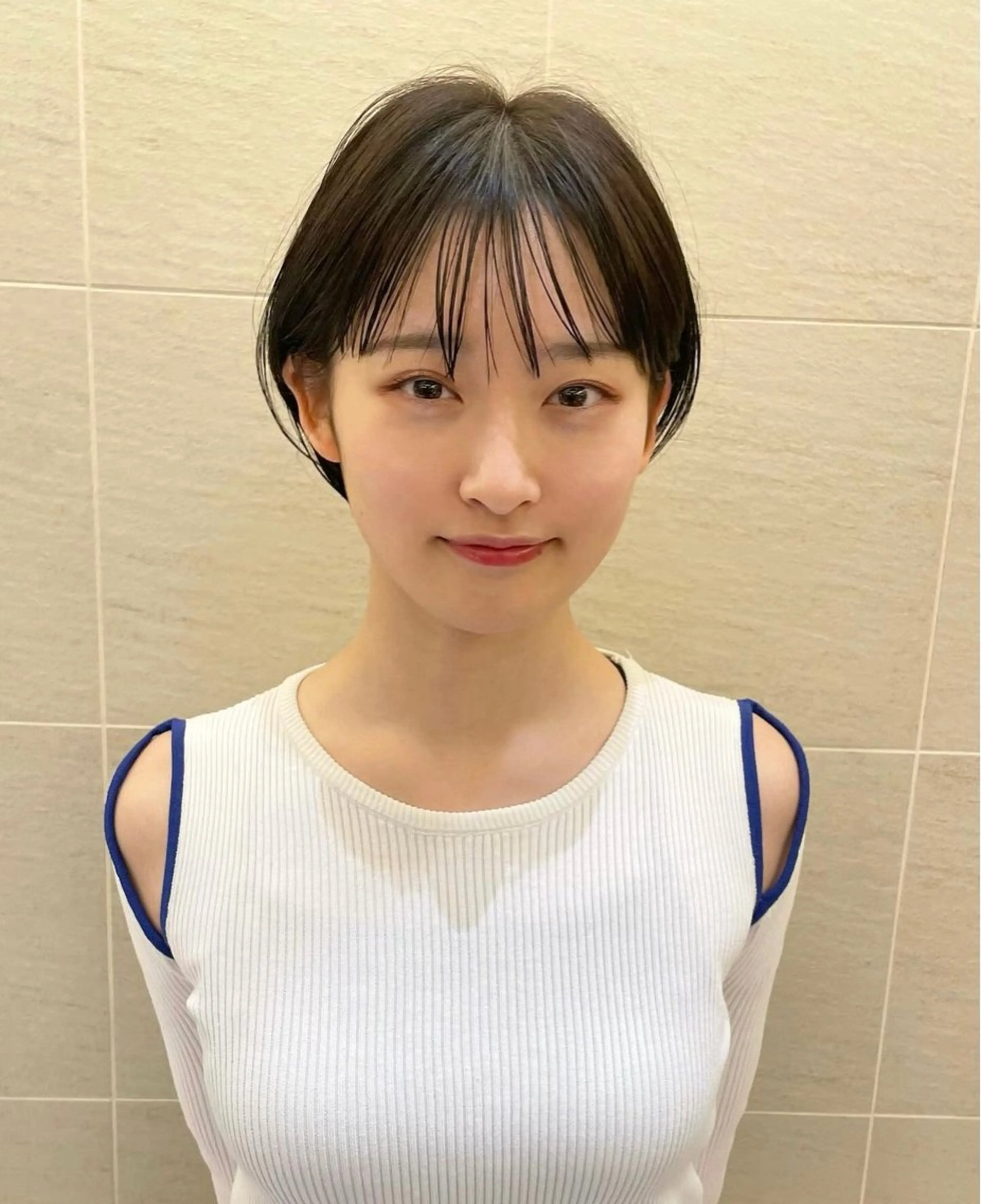 ショート カラー ショートヘア 撮影モデル様募集 直樹のヘアスタイル