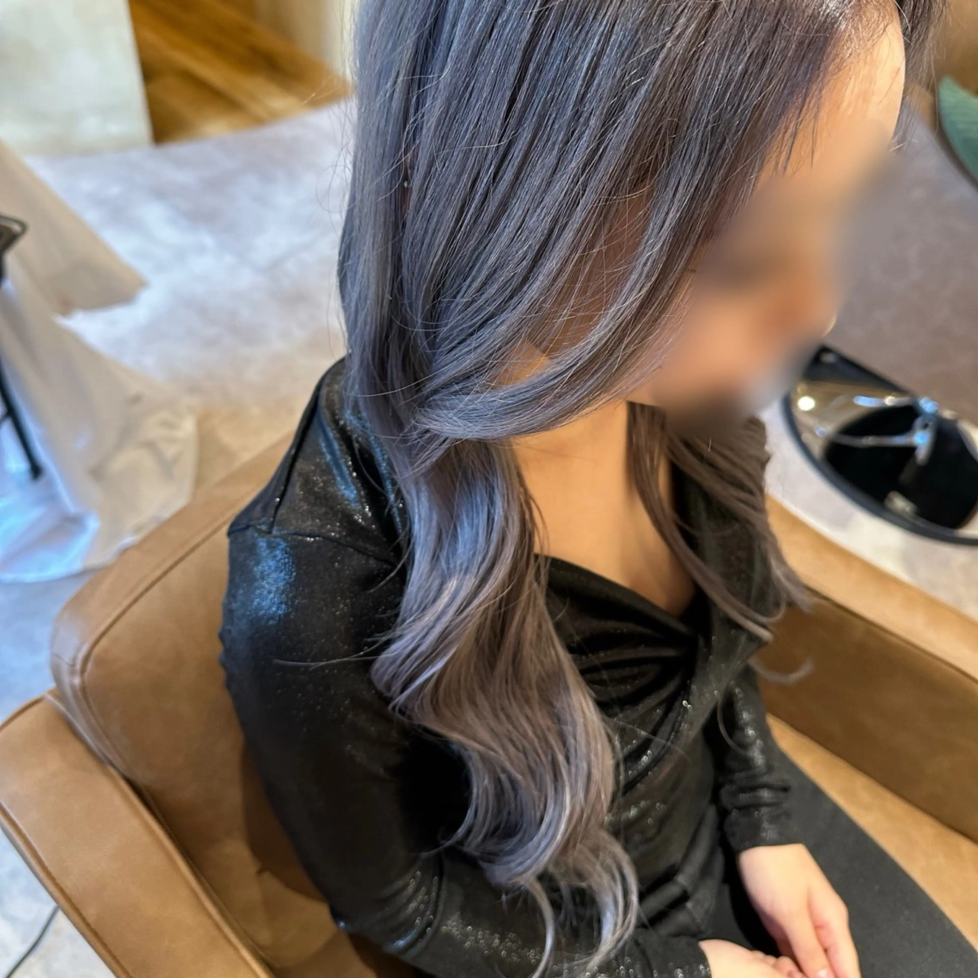 ロング カラー グレージュ カット ヘアカラー 高橋 那美のヘアスタイル