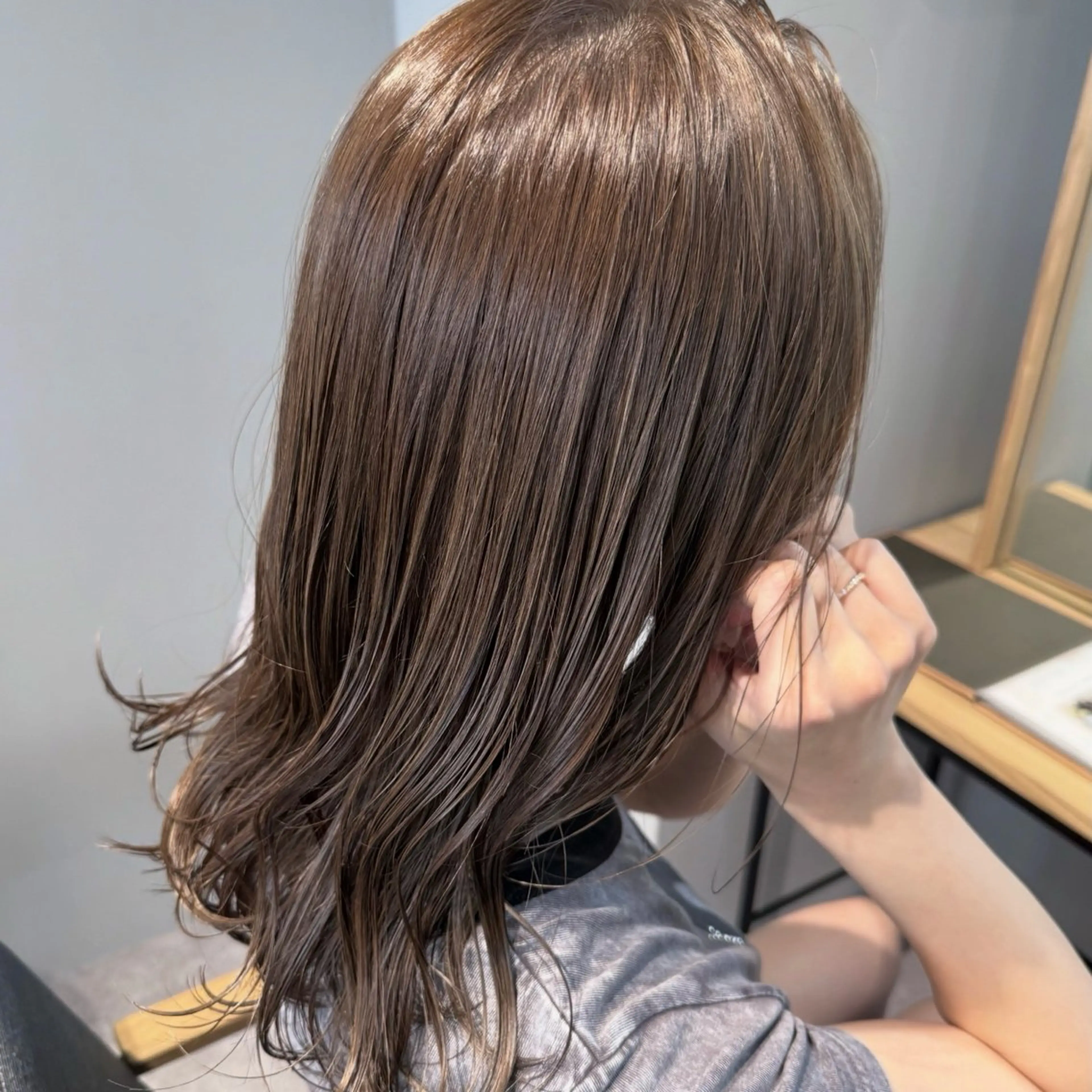 【艶感✨】髪質改善カラー+ドレスケアトリートメント(モイスト)の写真