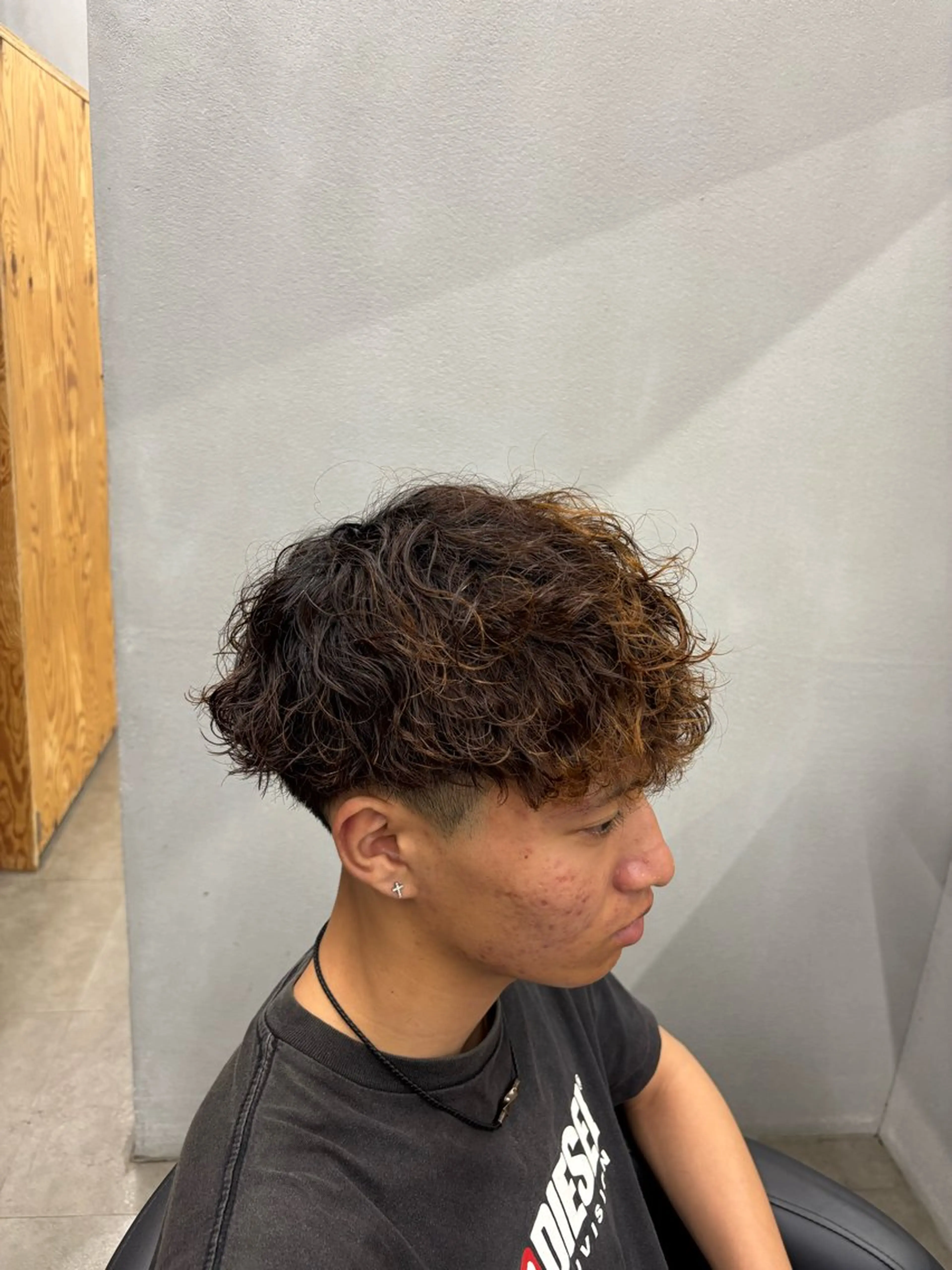 パーマ メンズ カット パーマ mono / Manatoのヘアスタイル