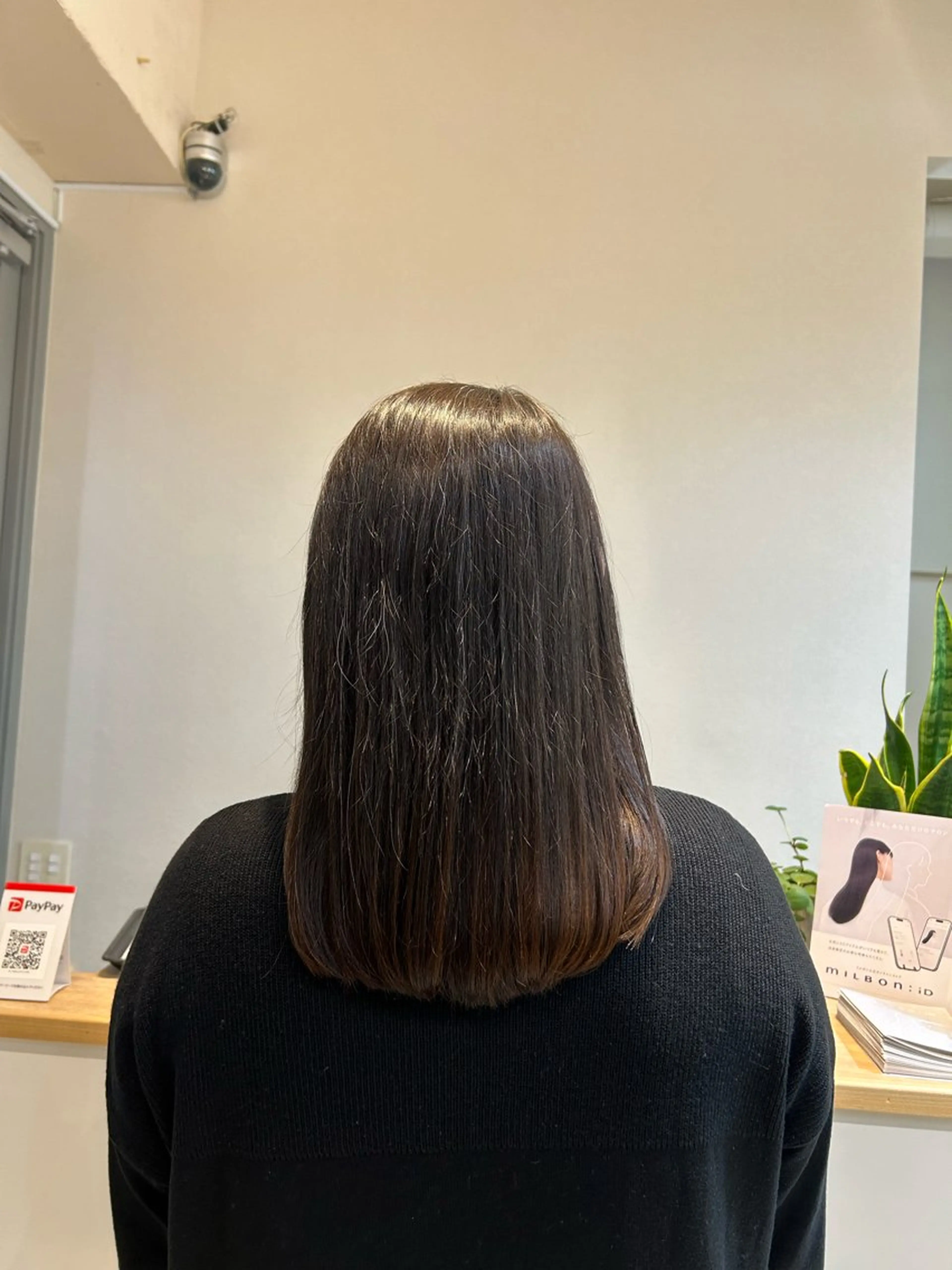 ミディアム カット ウジイエ ミユウのヘアスタイル