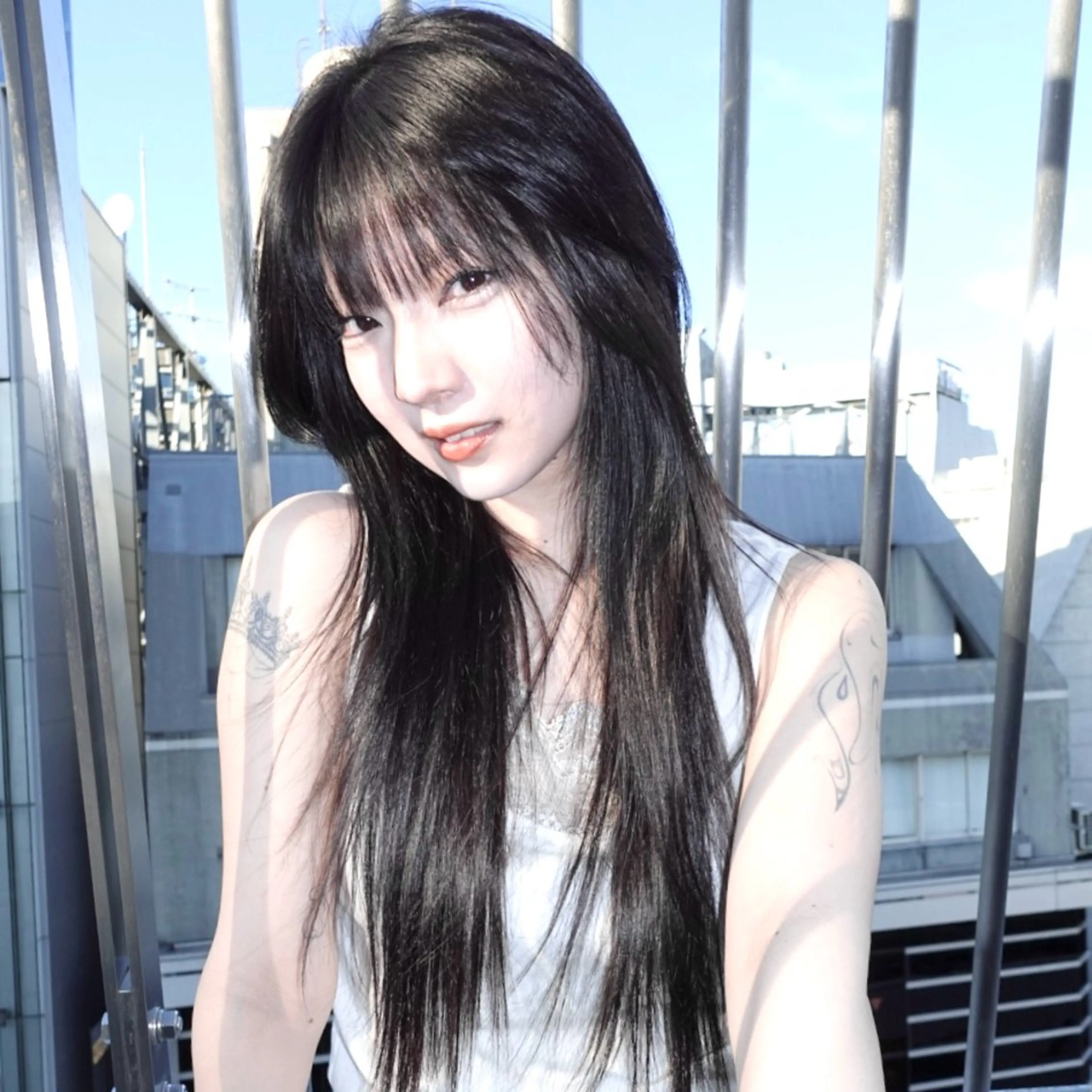 ミディアム カラー トリートメント カット ヘアカラー トリートメント momo もものヘアスタイル