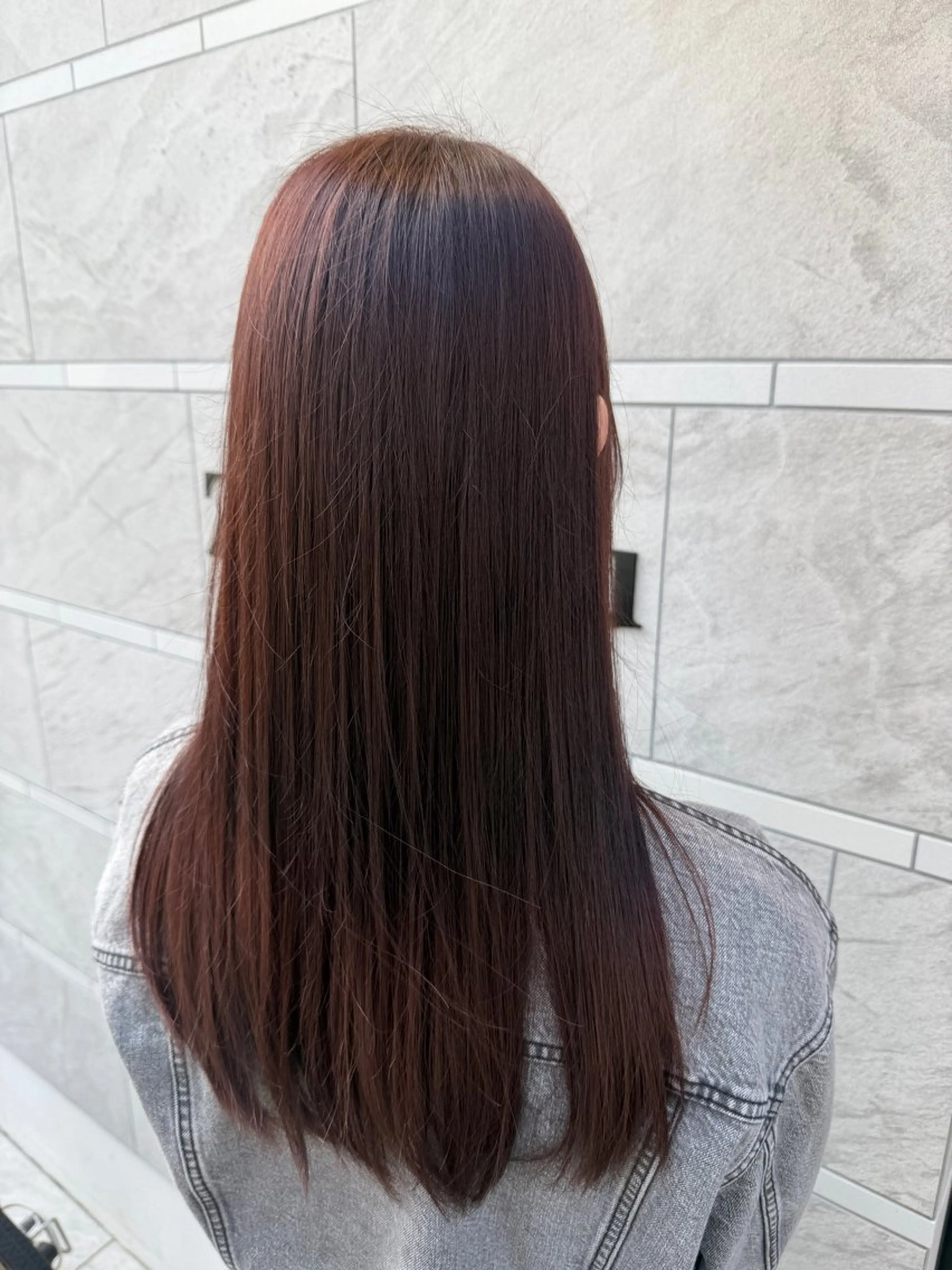 🌷透明感ワンカラー🌷毛先整えカット+頭皮を守る❗️ケアオイルTrの写真