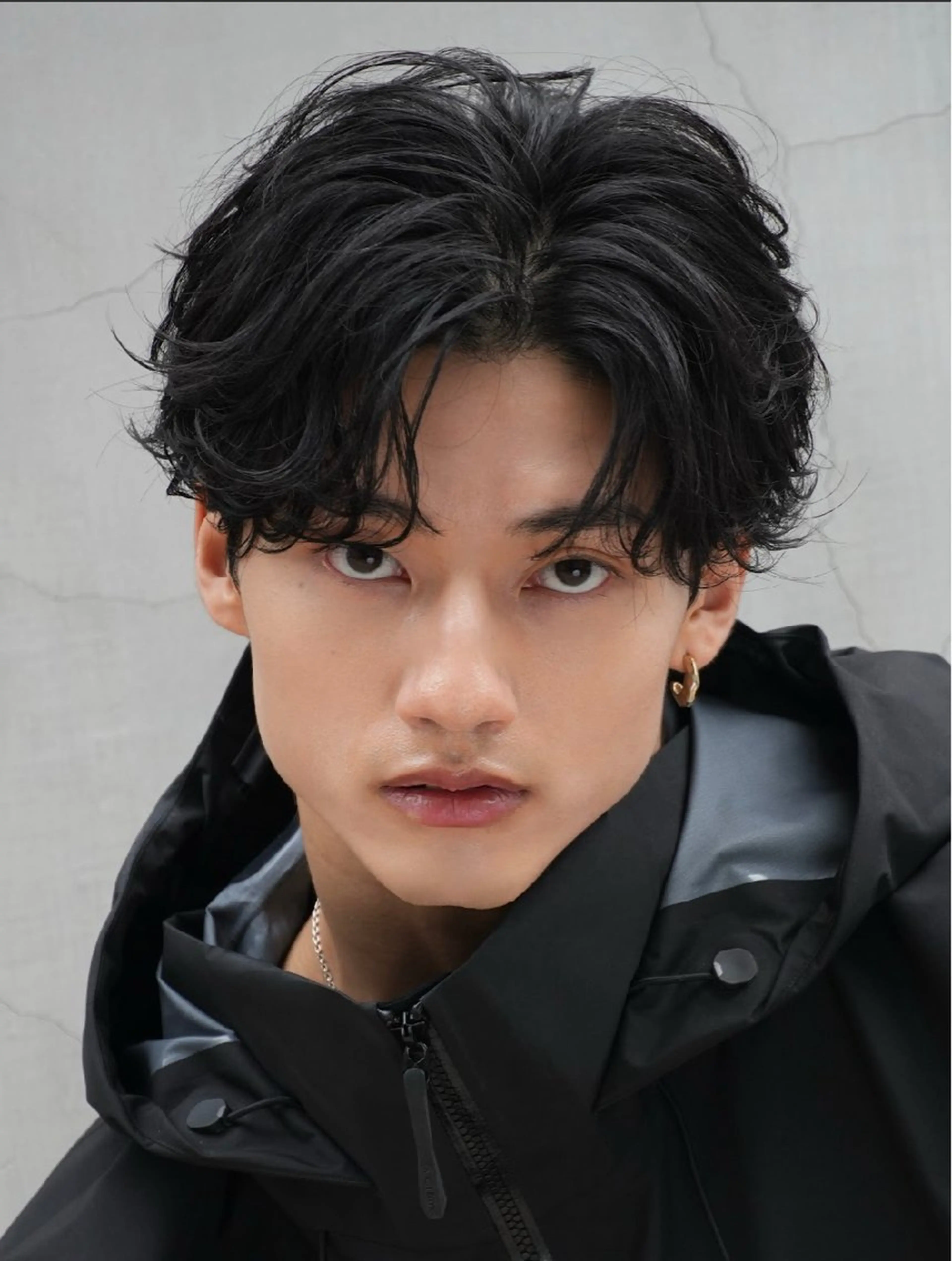 ミディアム カラー パーマ メンズ 夏果⭐︎fifth 天神 海外風パーマのヘアスタイル